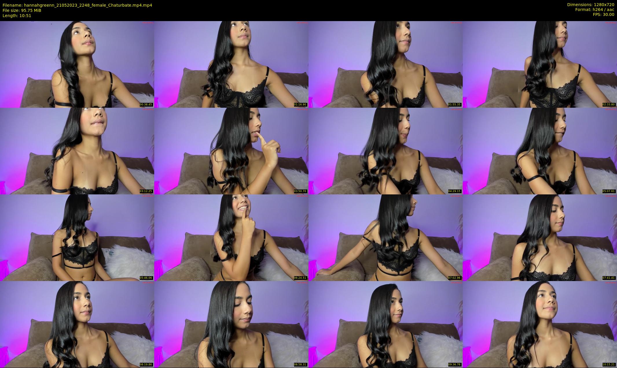hannahgreenn — 11 minute Chaturbate female cam show recording, 720p, May 21, 2023