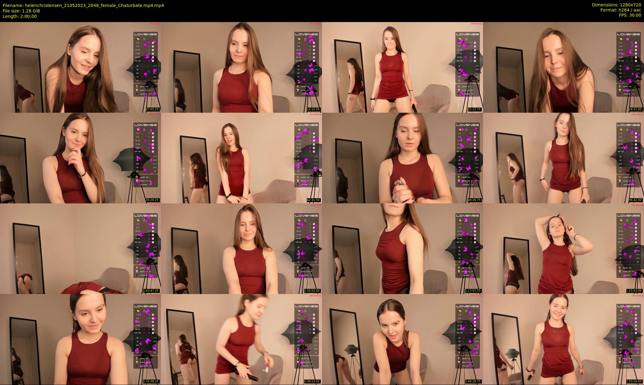 helenchristensen — 120 minute Chaturbate female cam show recording, 720p, May 21, 2023