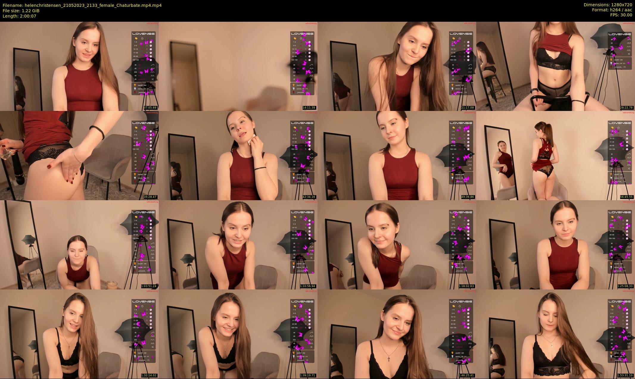 helenchristensen — 121 minute Chaturbate female cam show recording, 720p, May 21, 2023