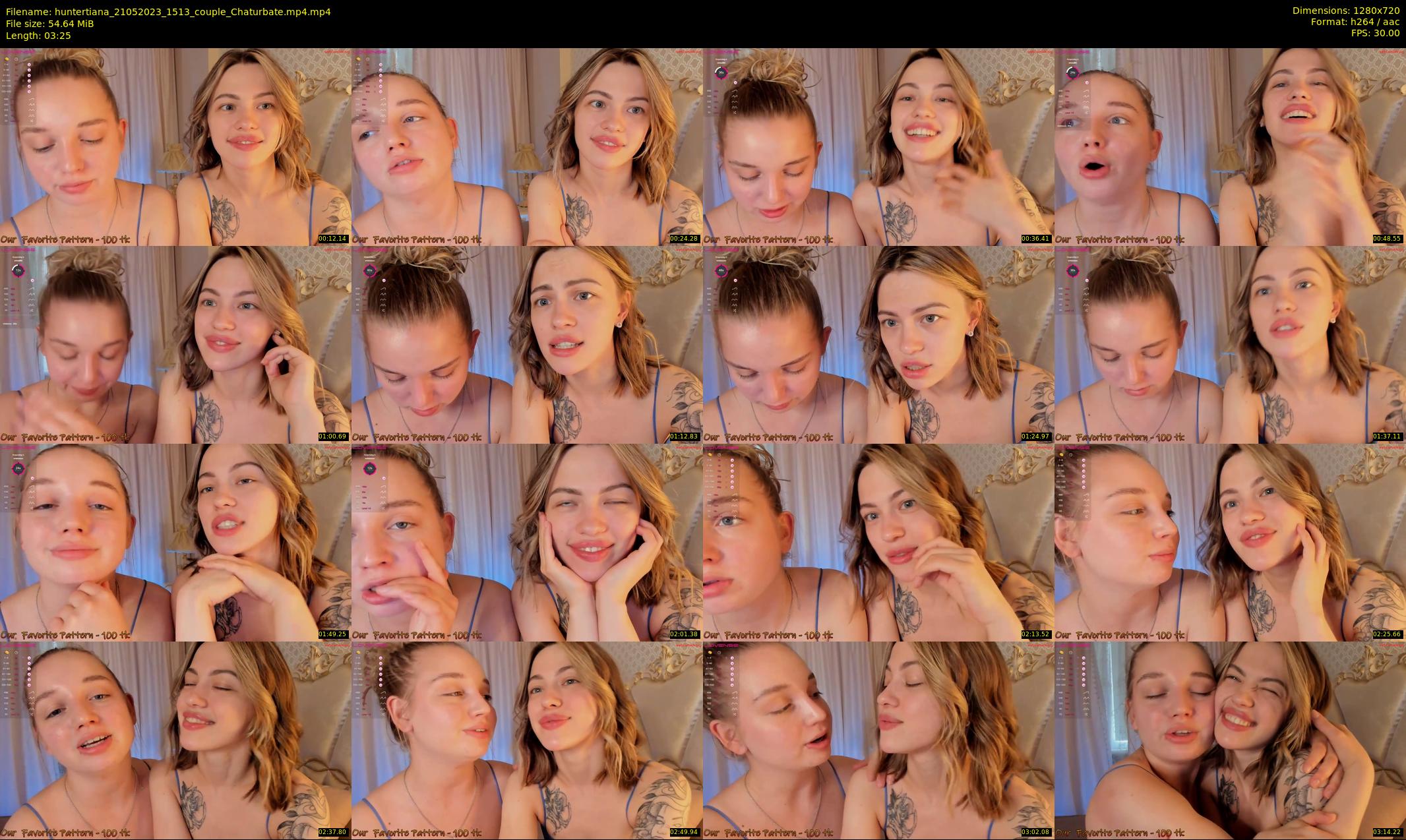 huntertiana — 4 minute Chaturbate female cam show recording, 720p, May 21, 2023