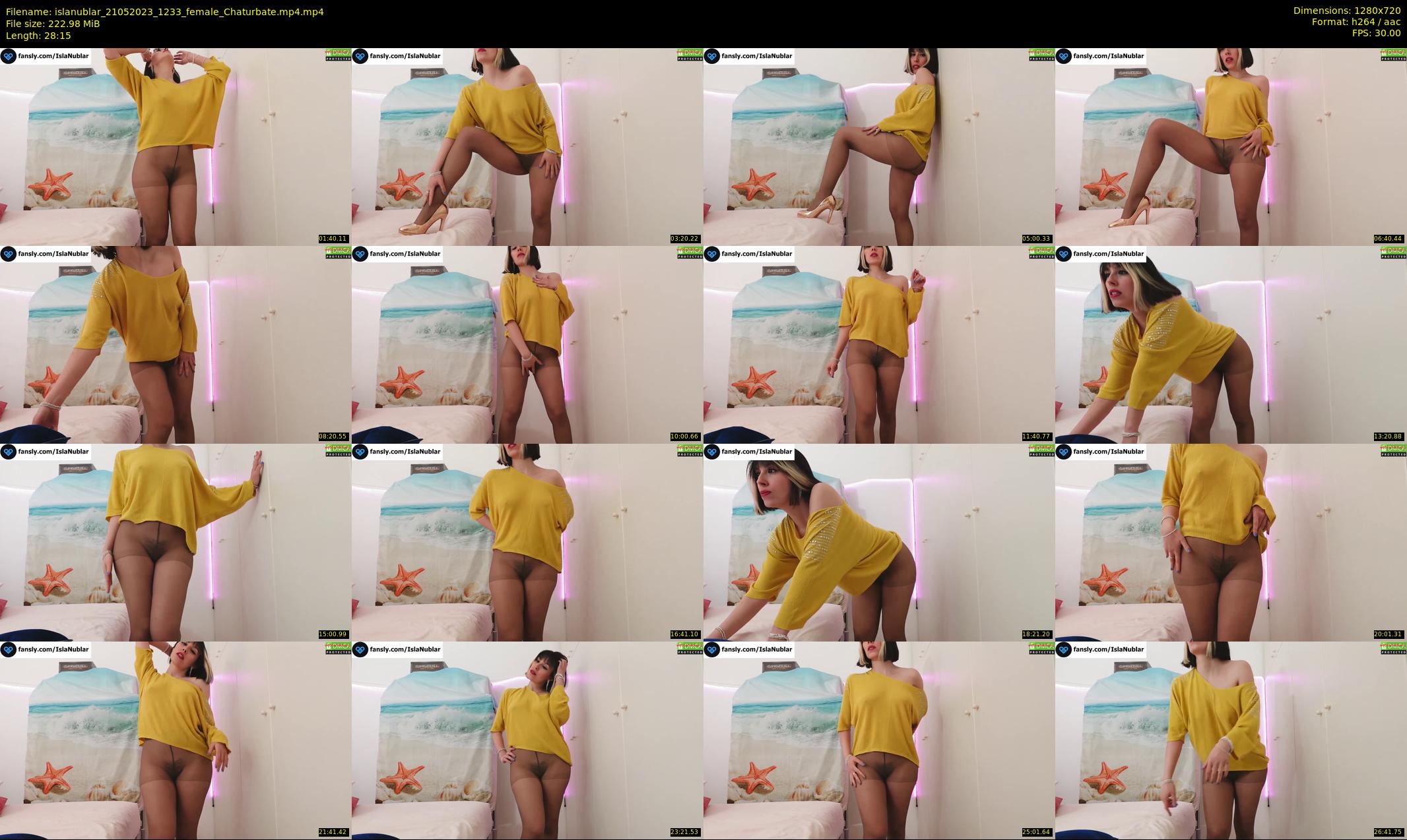 islanublar — 29 minute Chaturbate female cam show recording, 720p, May 21, 2023
