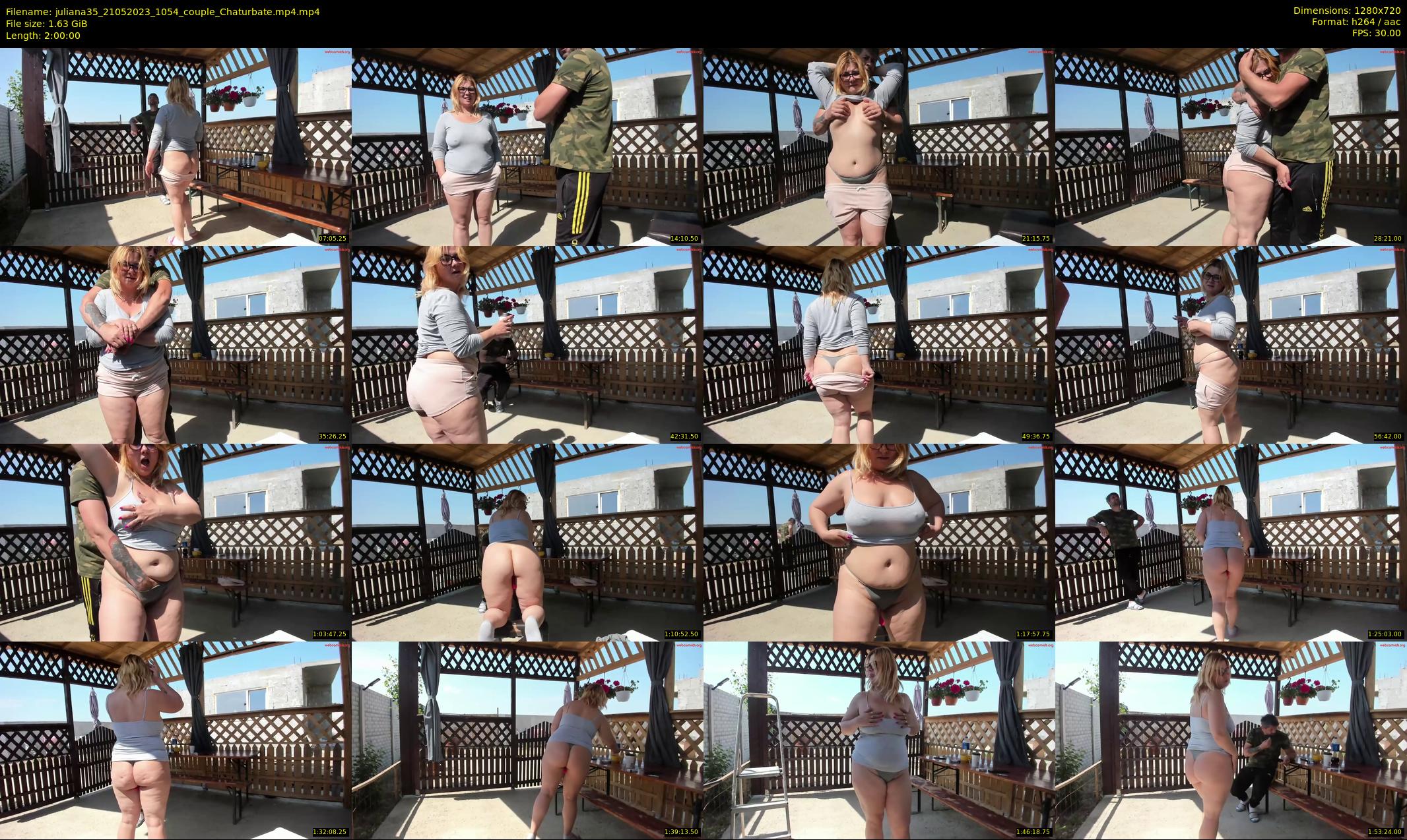 juliana35 — 120 minute Chaturbate couple cam show recording, 720p, May 21, 2023