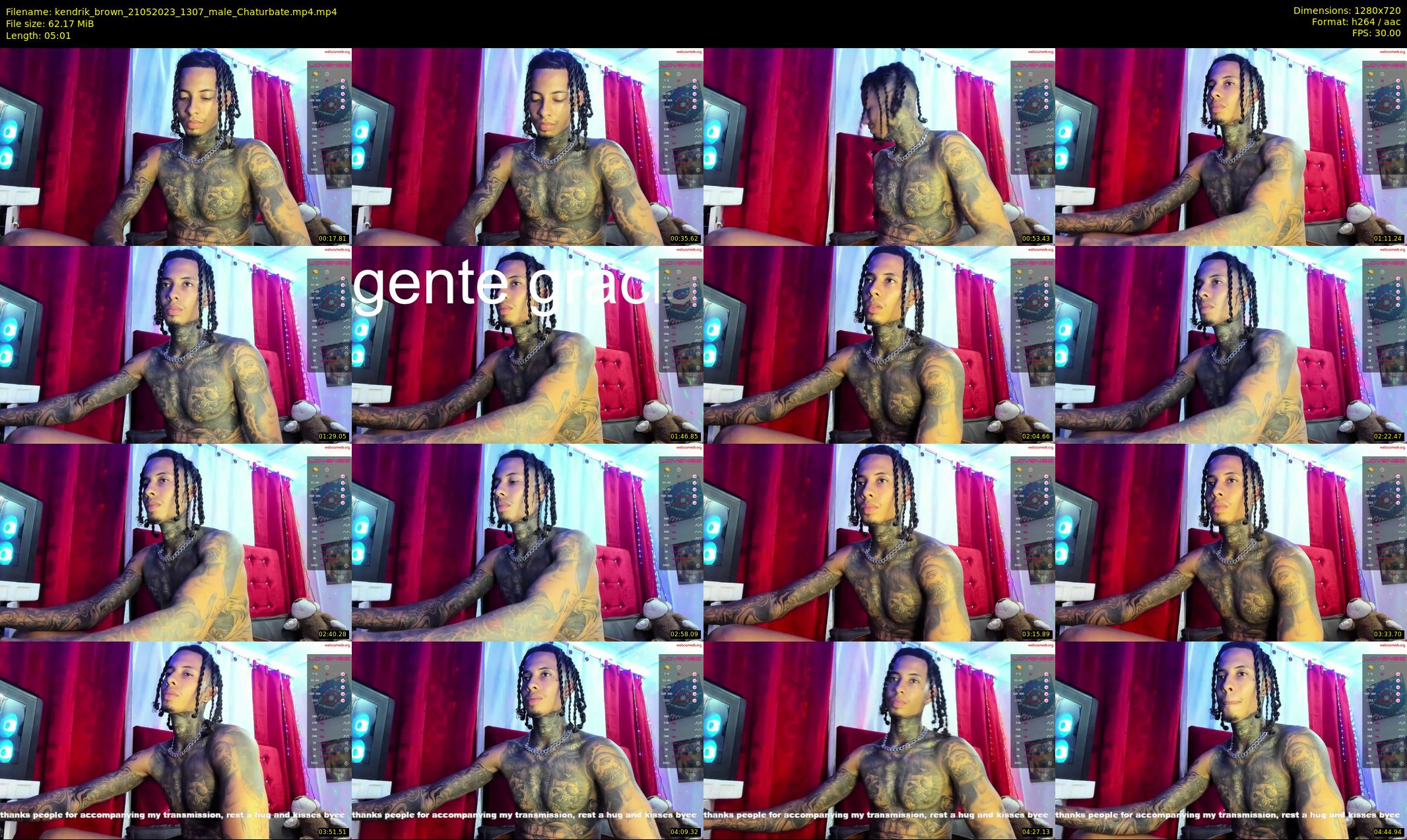 kendrik_brown — 6 minute Chaturbate male cam show recording, 720p, May 21, 2023
