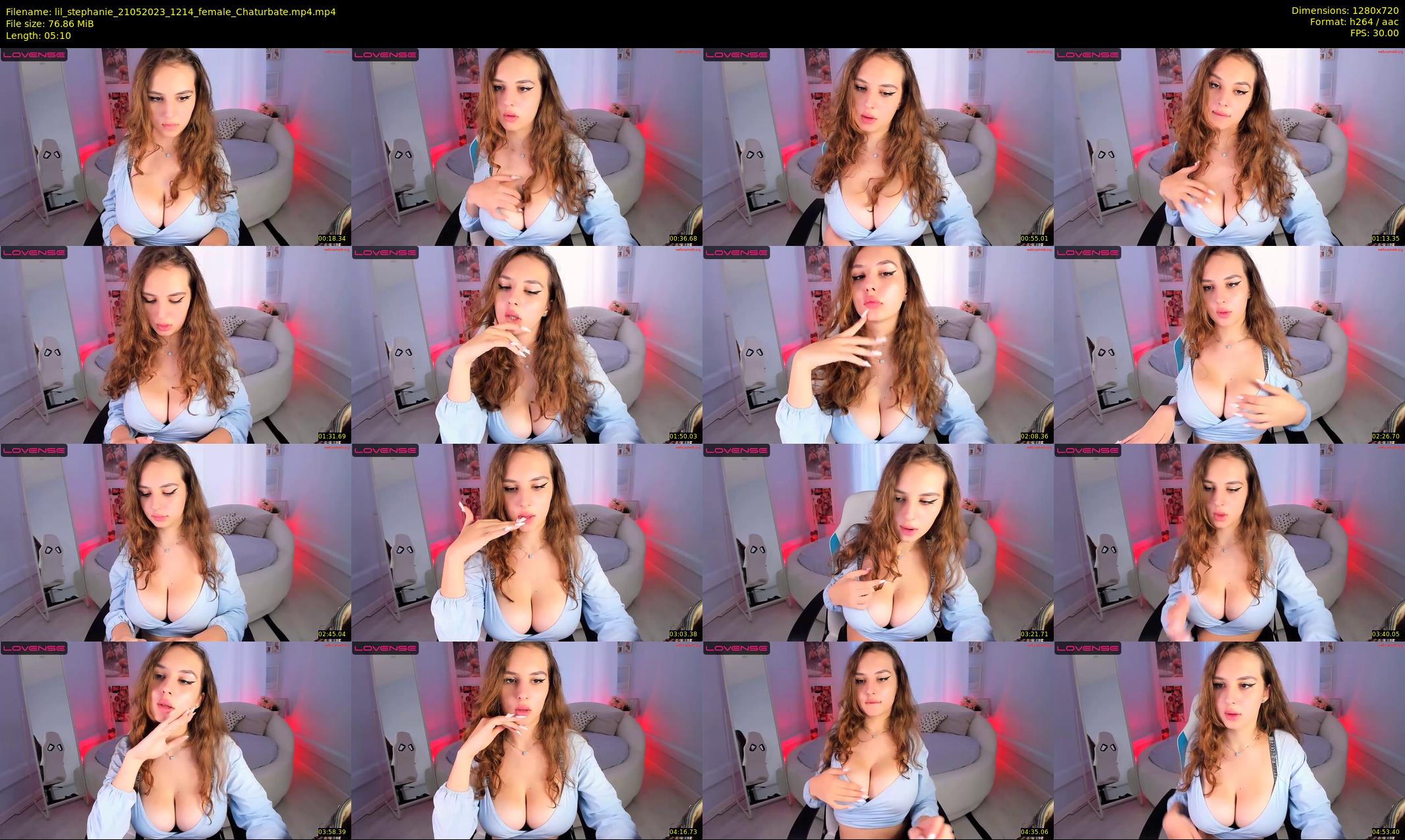 lil_stephanie — 6 minute Chaturbate female cam show recording, 720p, May 21, 2023