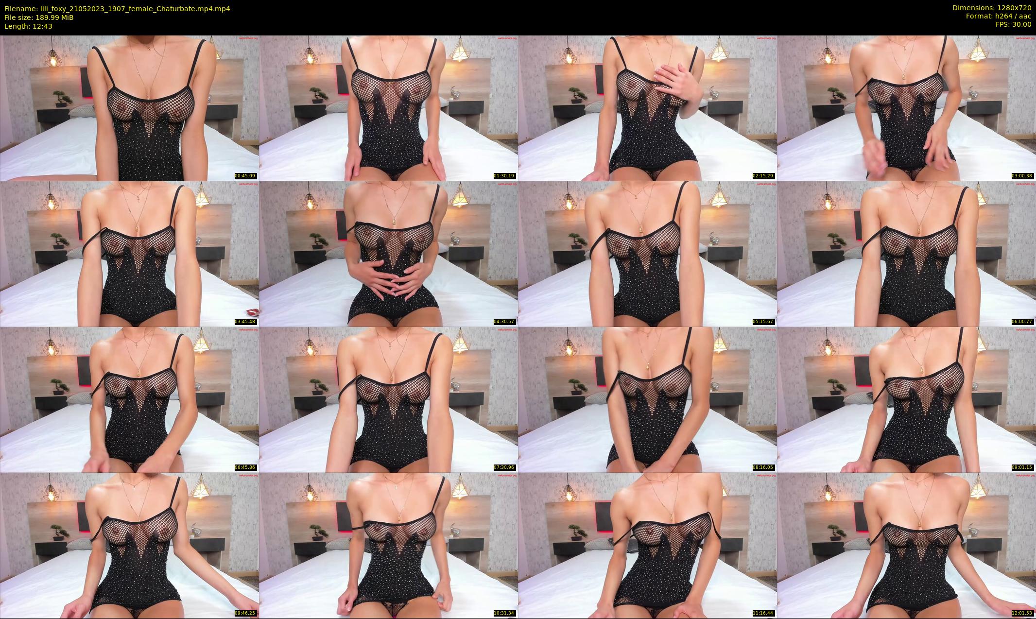 lili_foxy — 13 minute Chaturbate female cam show recording, 720p, May 21, 2023