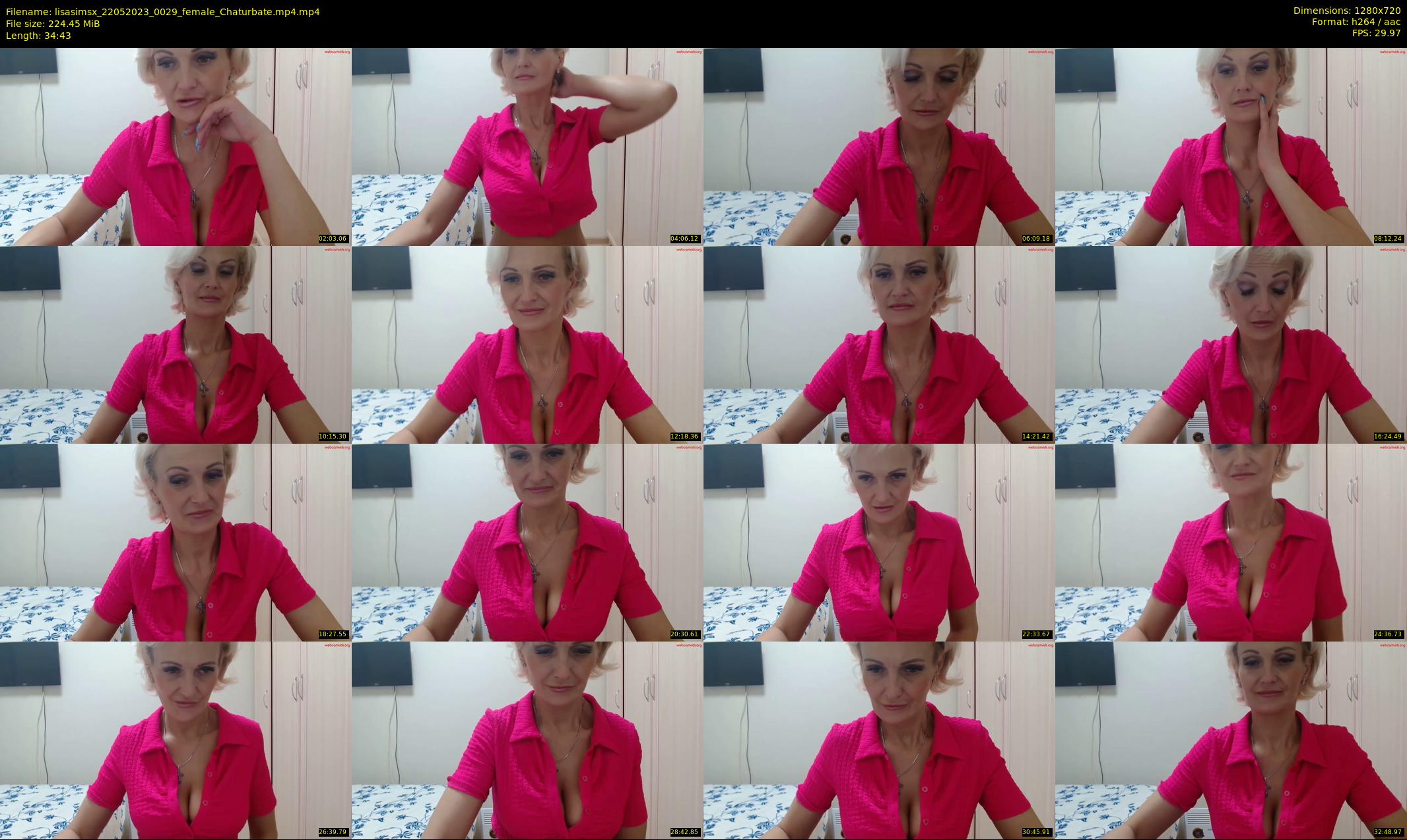 lisasimsx — 35 minute Chaturbate female cam show recording, 720p, May 22, 2023