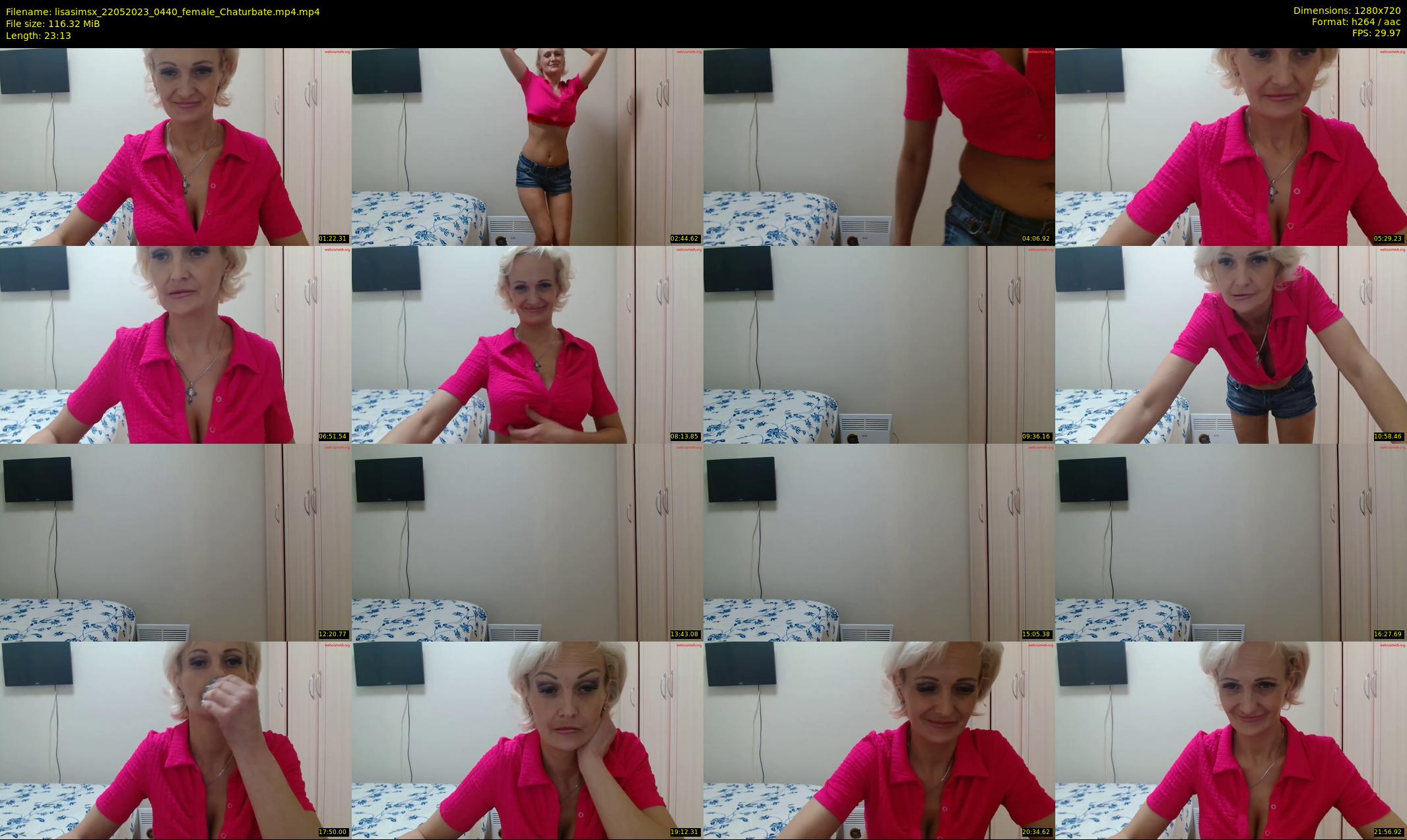 lisasimsx — 24 minute Chaturbate female cam show recording, 720p, May 22, 2023