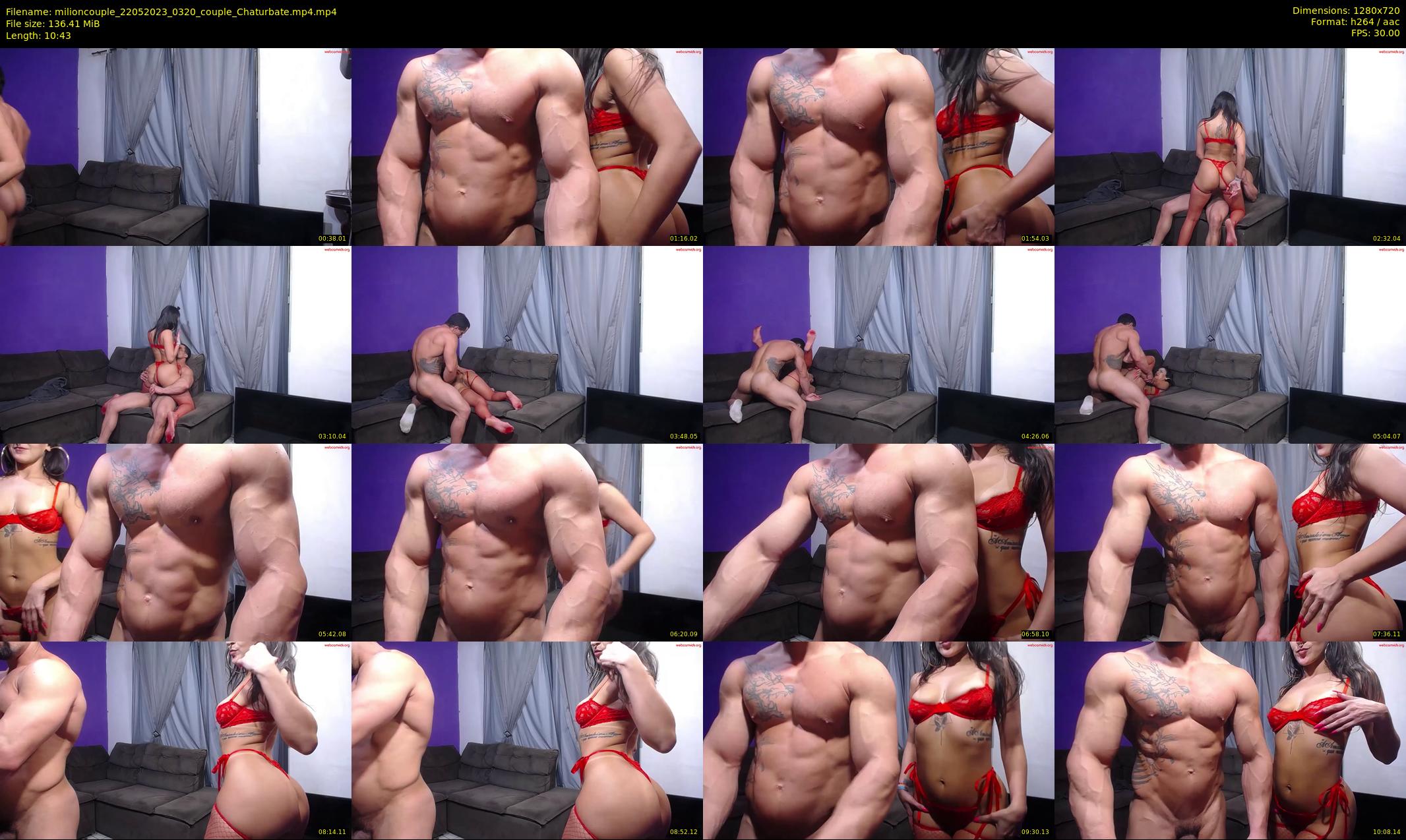 milioncouple — 11 minute Chaturbate couple cam show recording, 720p, May 22, 2023