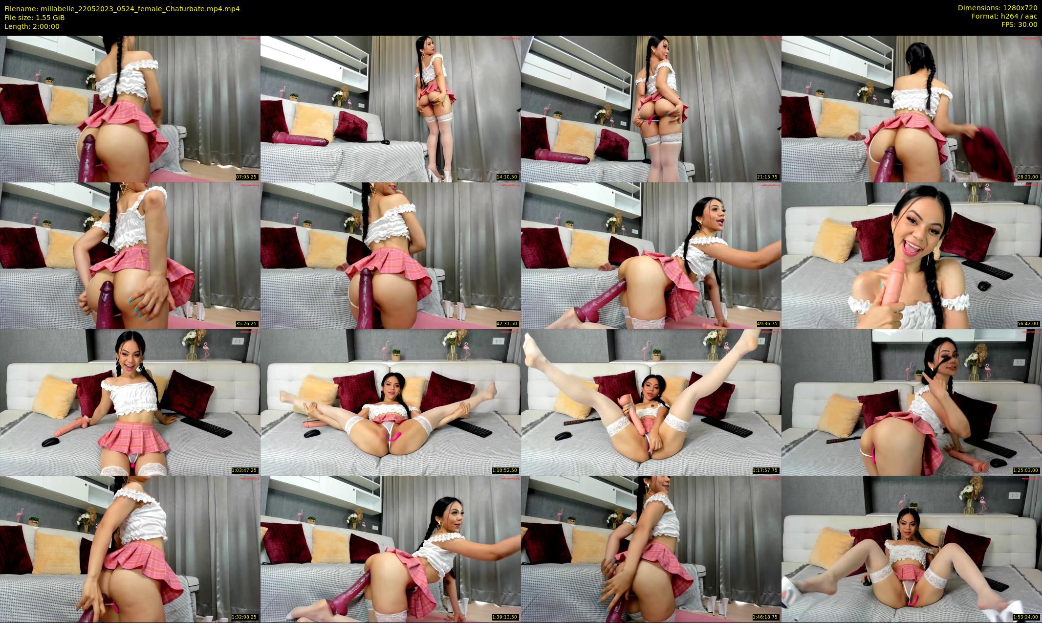 millabelle — 120 minute Chaturbate female cam show recording, 720p, May 22, 2023