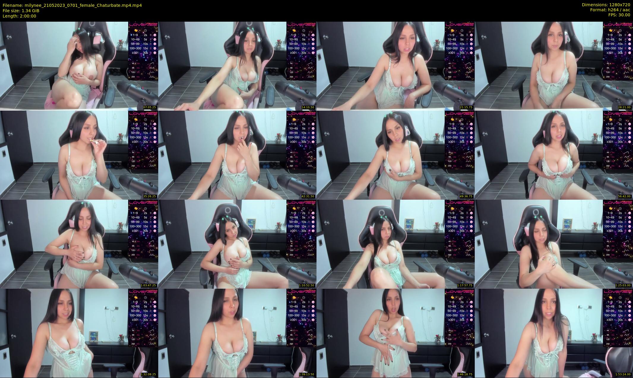 milynee — 120 minute Chaturbate female cam show recording, 720p, May 21, 2023