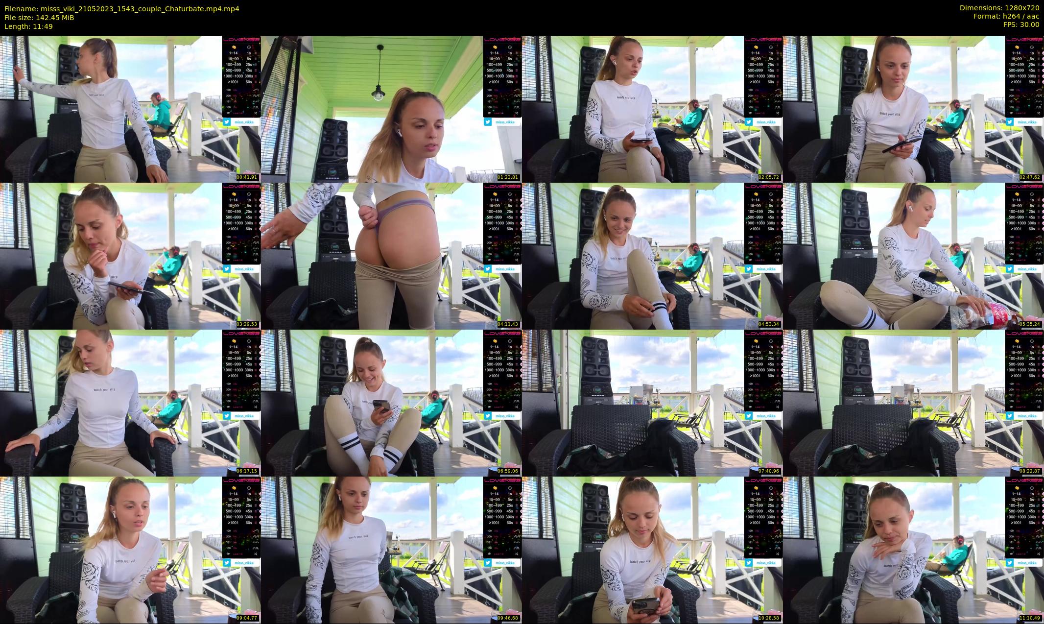 misss_viki — 12 minute Chaturbate couple cam show recording, 720p, May 21, 2023