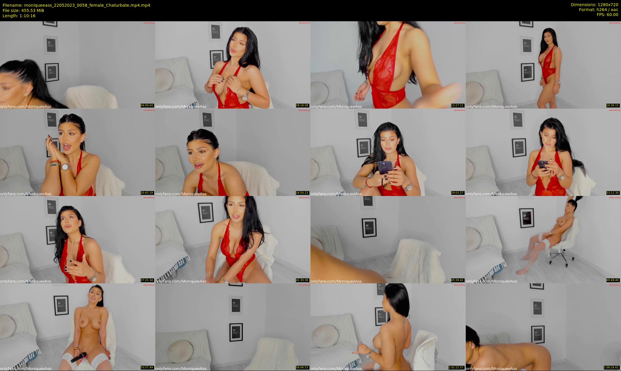 moniqueeass — 71 minute Chaturbate female cam show recording, 720p, May 22, 2023