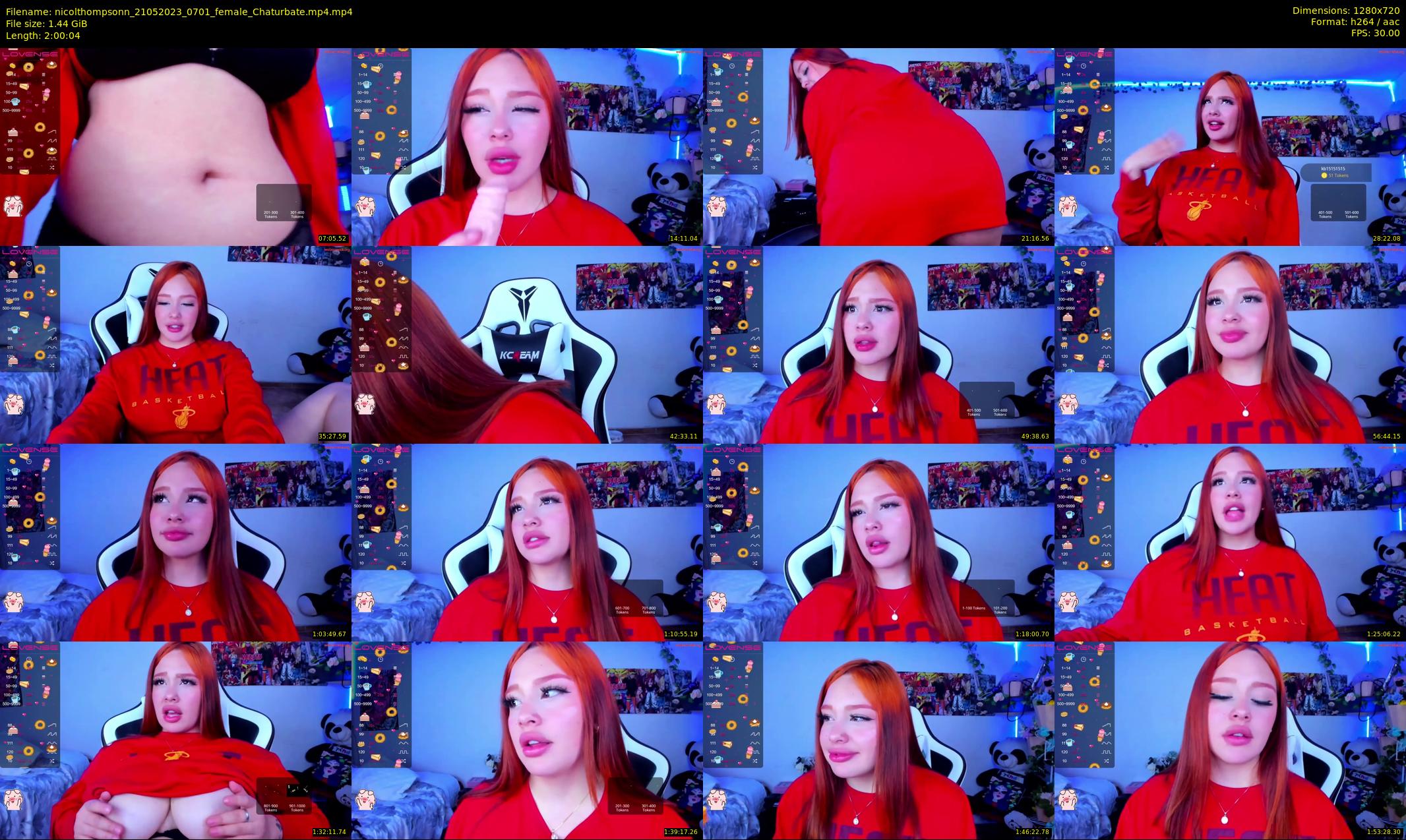 nicolthompsonn — 121 minute Chaturbate female cam show recording, 720p, May 21, 2023