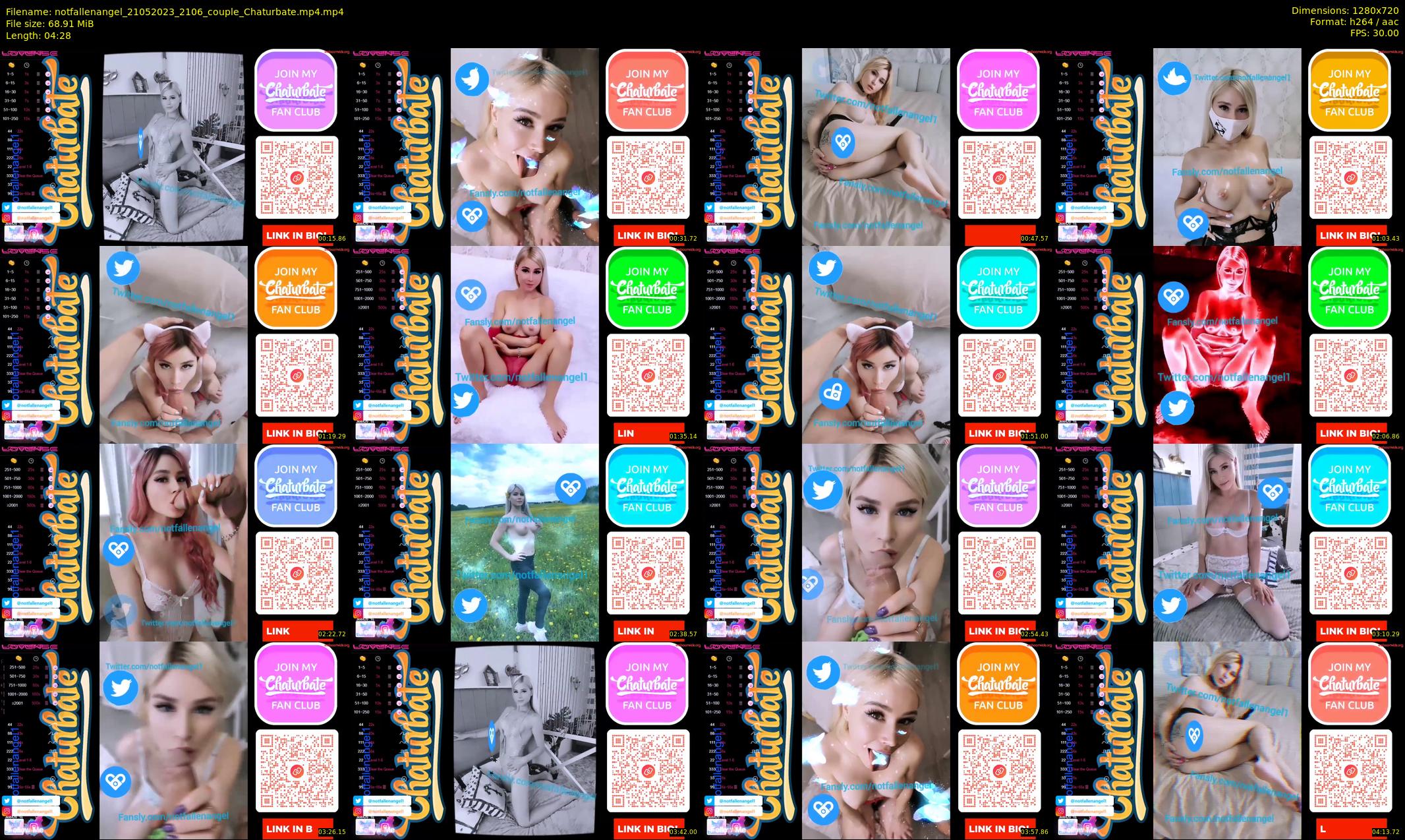 notfallenangel — 5 minute Chaturbate couple cam show recording, 720p, May 21, 2023