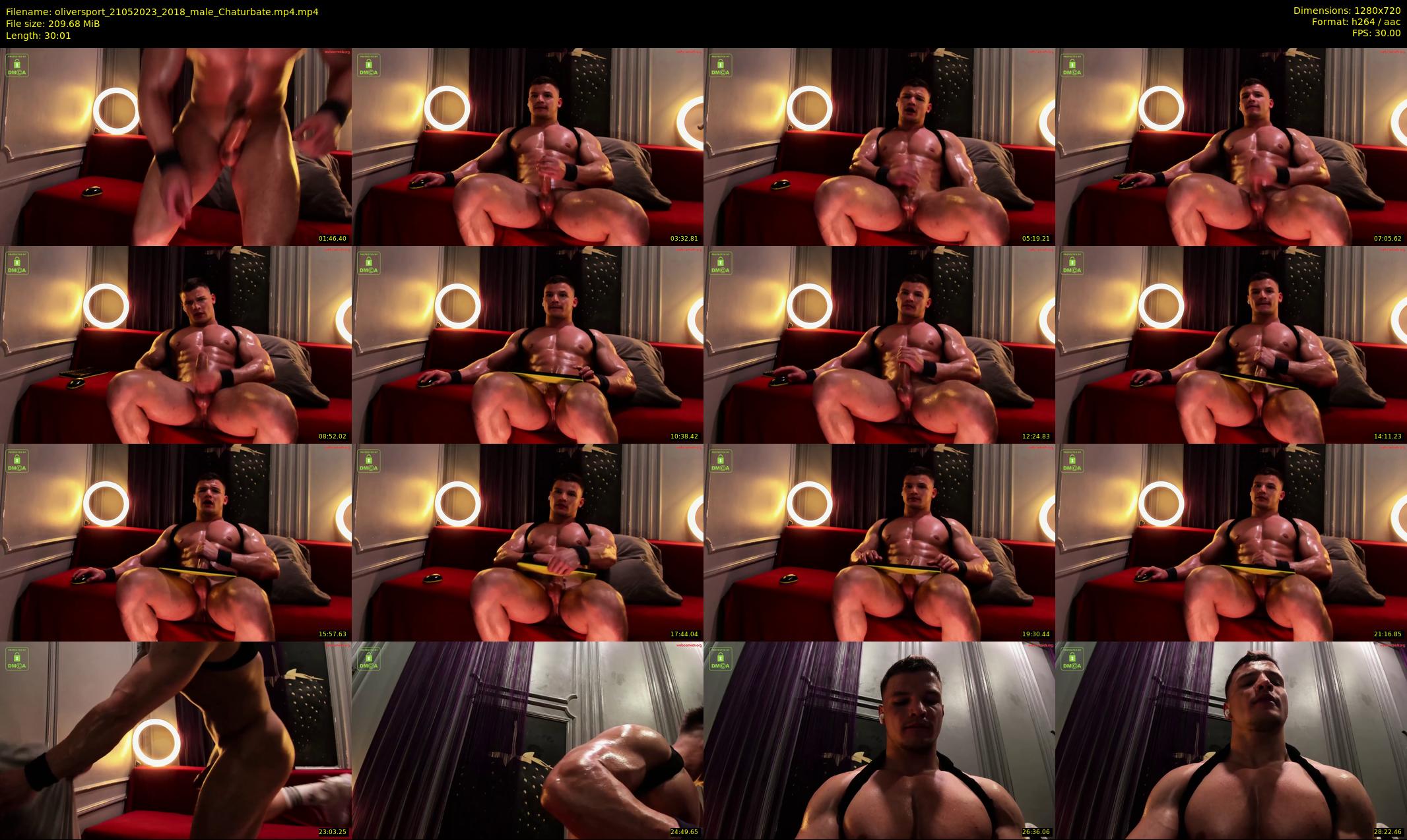 oliversport — 31 minute Chaturbate male cam show recording, 720p, May 21, 2023