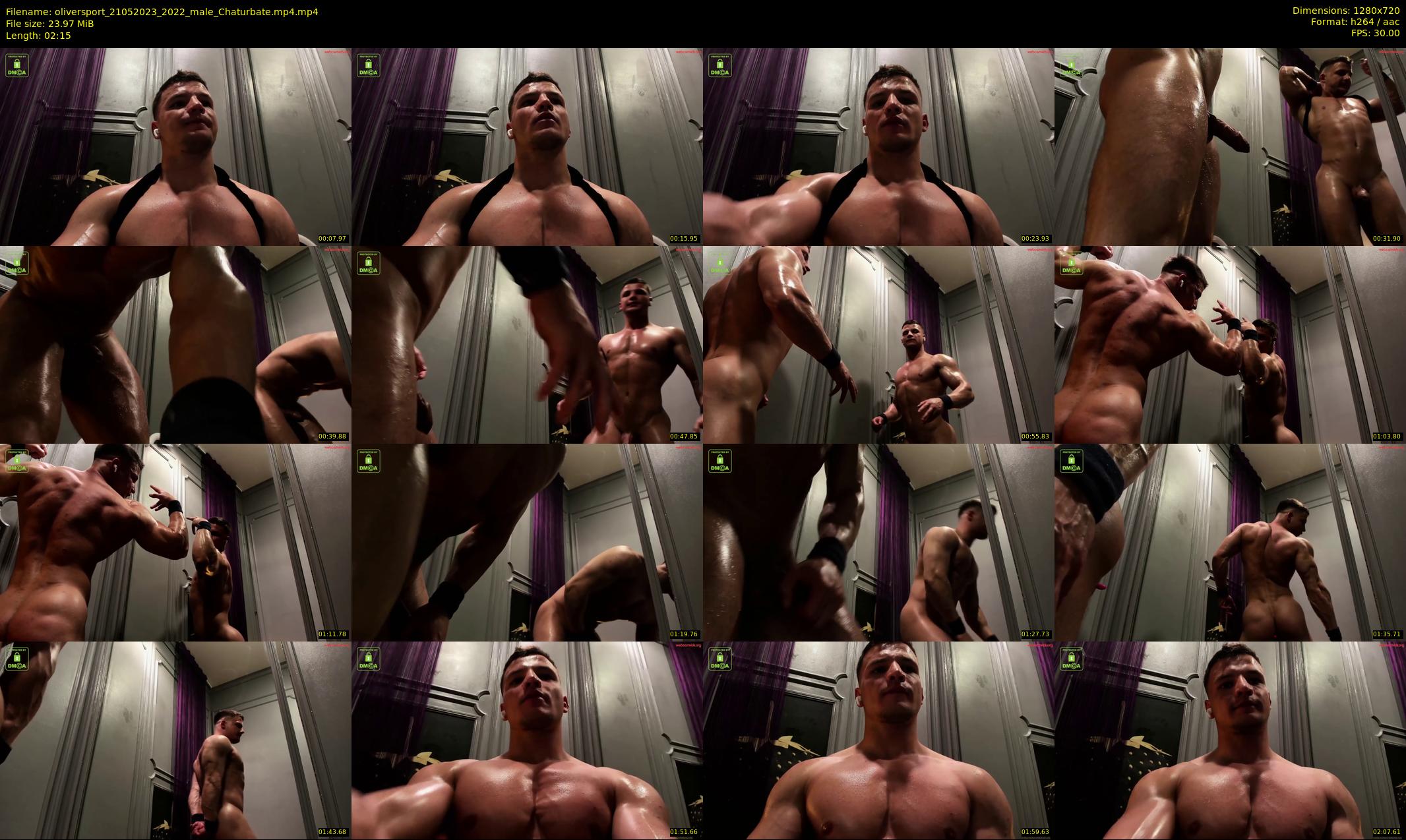 oliversport — 3 minute Chaturbate male cam show recording, 720p, May 21, 2023