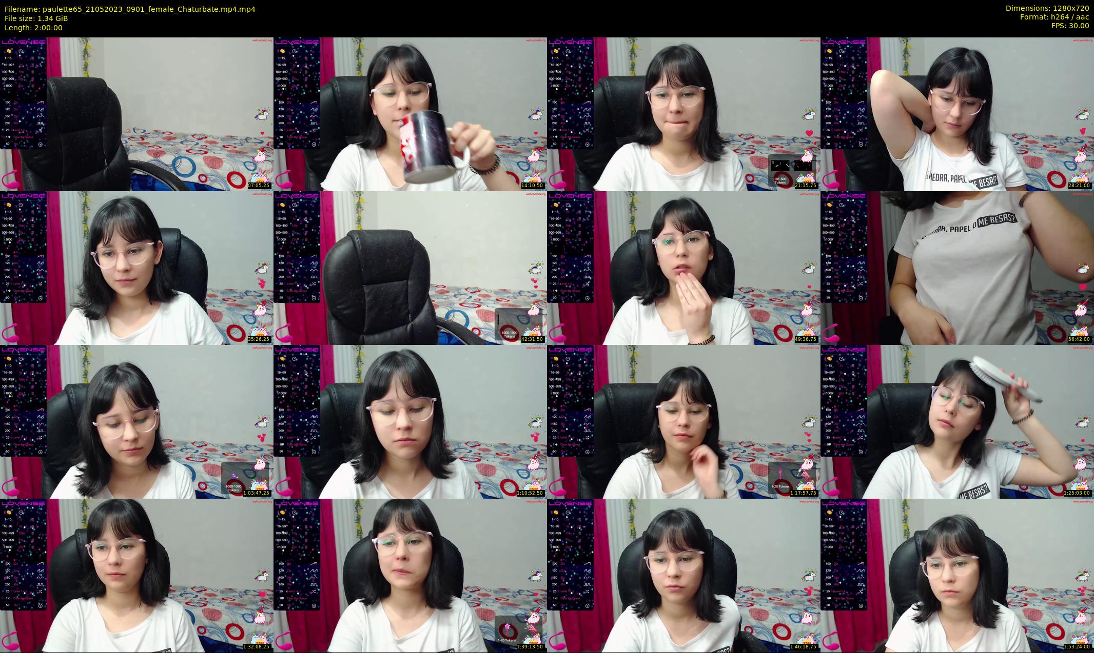 paulette65 — 120 minute Chaturbate female cam show recording, 720p, May 21, 2023