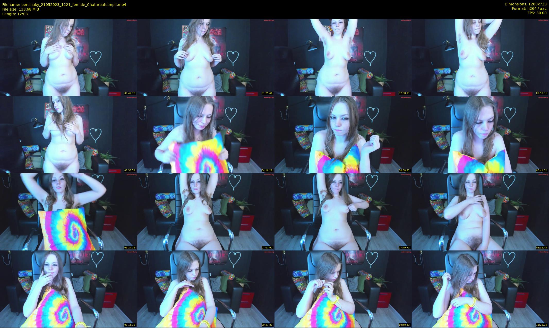 persinaky — 13 minute Chaturbate female cam show recording, 720p, May 21, 2023