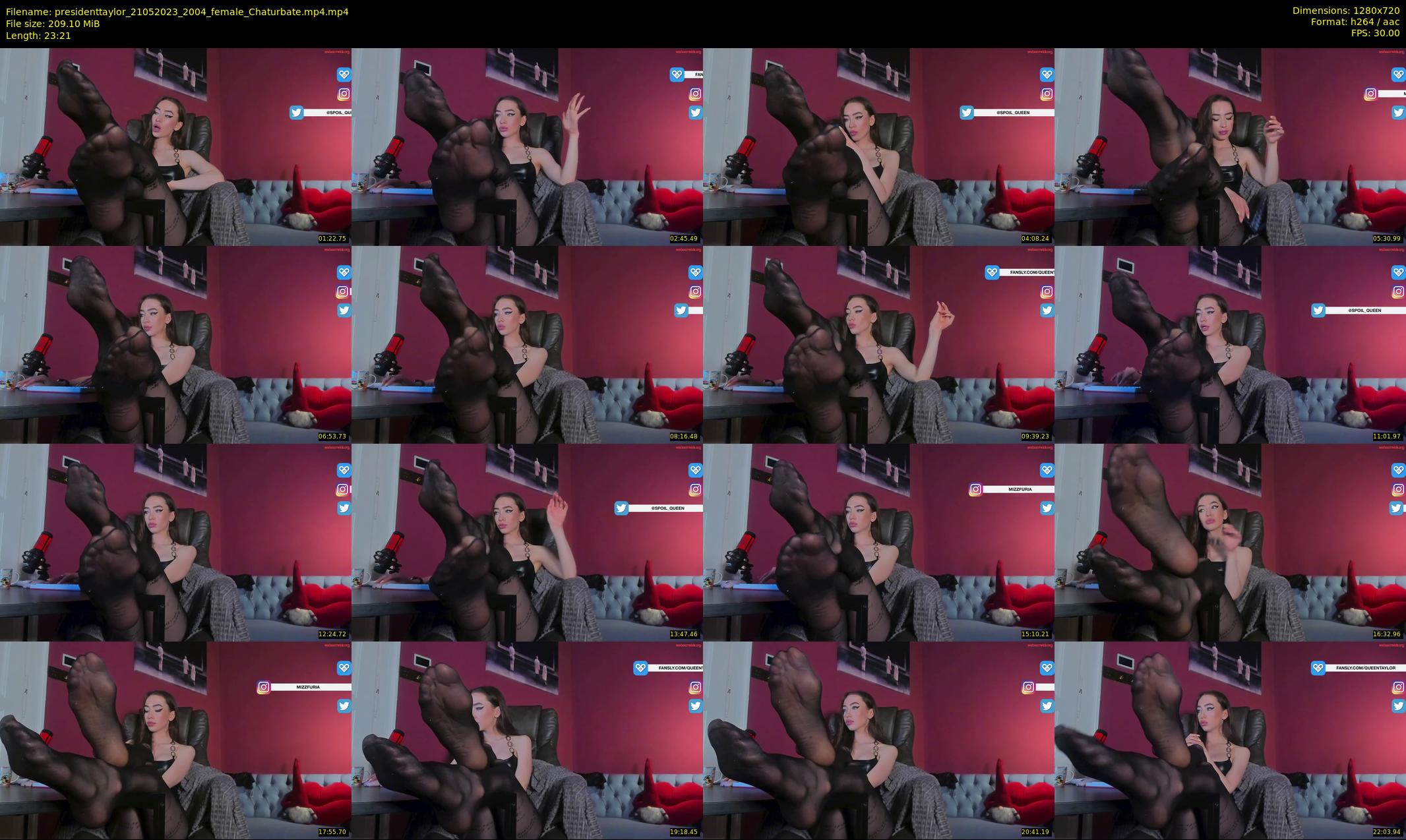 presidenttaylor — 24 minute Chaturbate female cam show recording, 720p, May 21, 2023