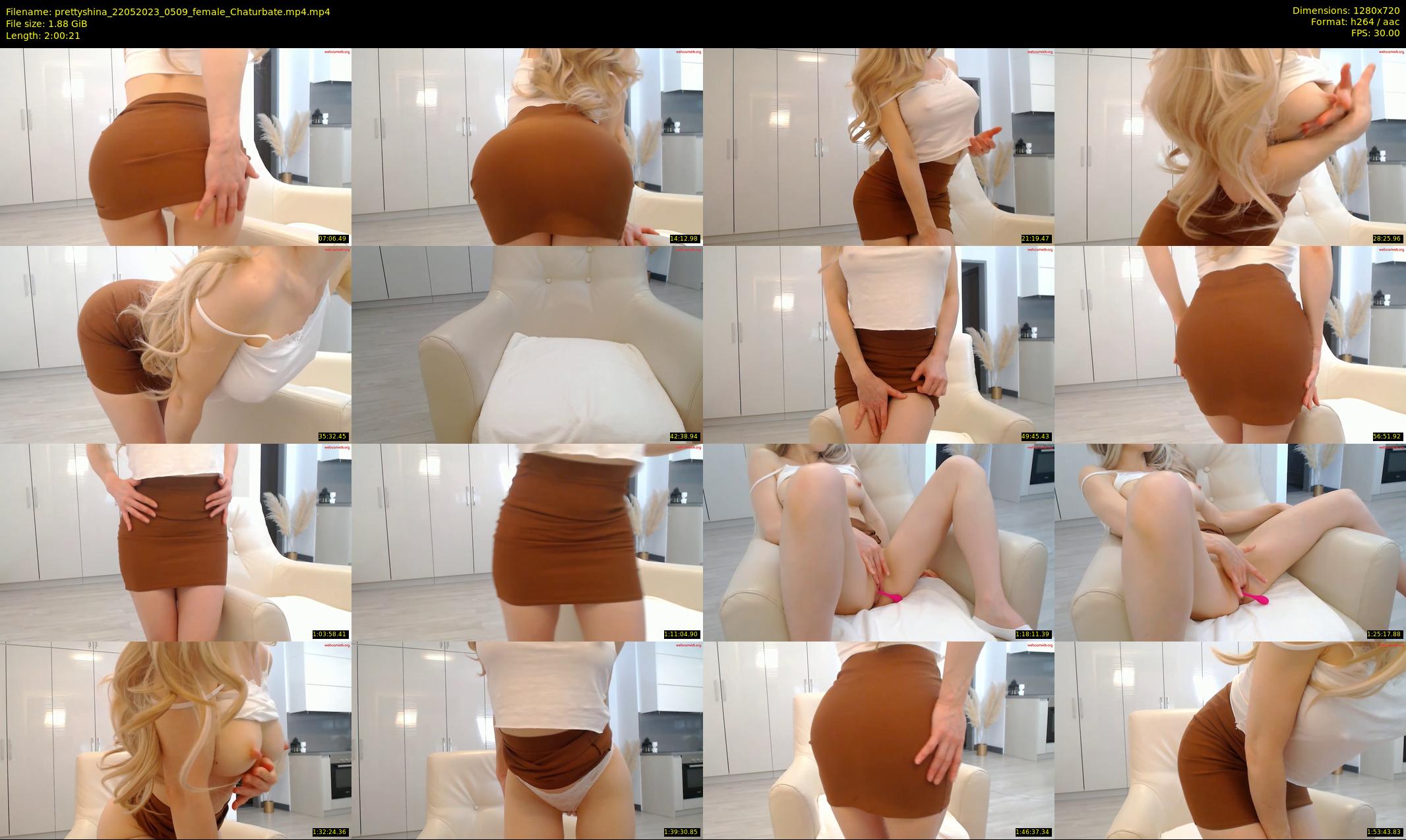 prettyshina — 121 minute Chaturbate female cam show recording, 720p, May 22, 2023