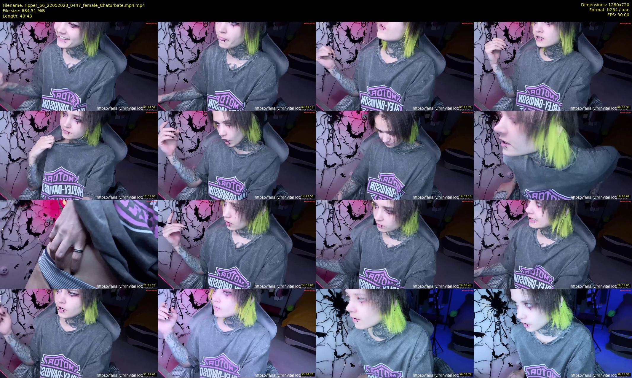 ripper_66 — 41 minute Chaturbate female cam show recording, 720p, May 22, 2023