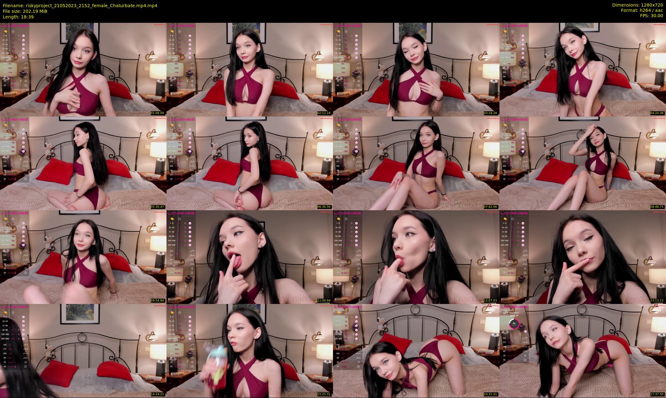 riskyproject — 19 minute Chaturbate couple cam show recording, 720p, May 21, 2023