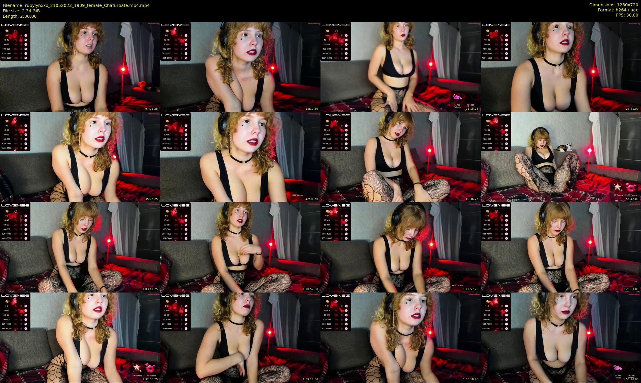 rubylynxxx — 120 minute Chaturbate female cam show recording, 720p, May 21, 2023