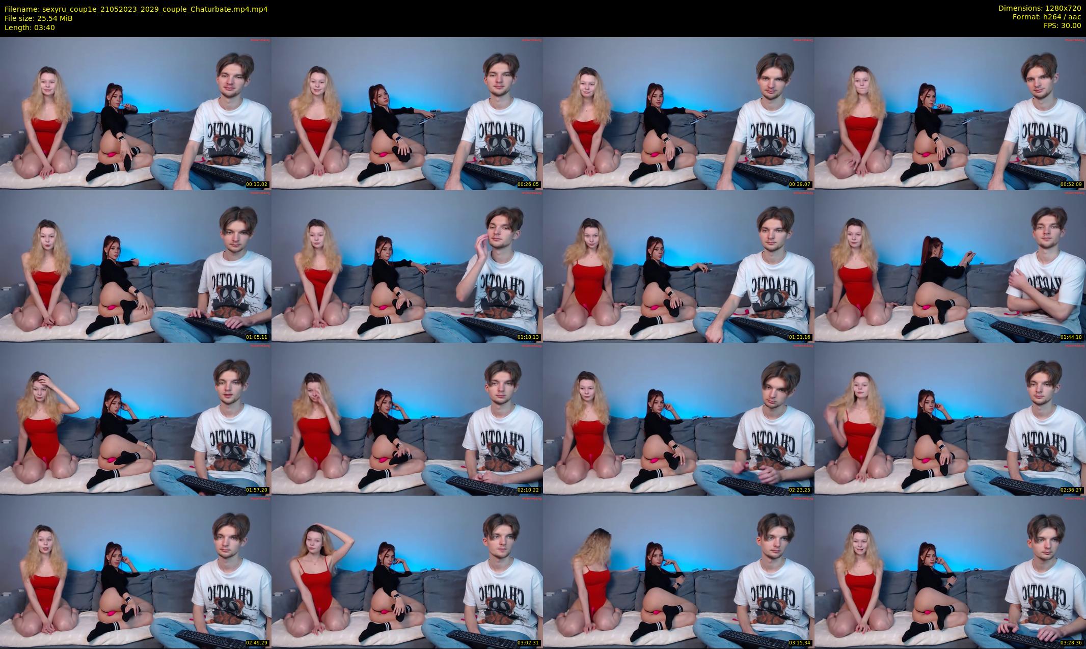 sexyru_coup1e — 4 minute Chaturbate couple cam show recording, 720p, May 21, 2023