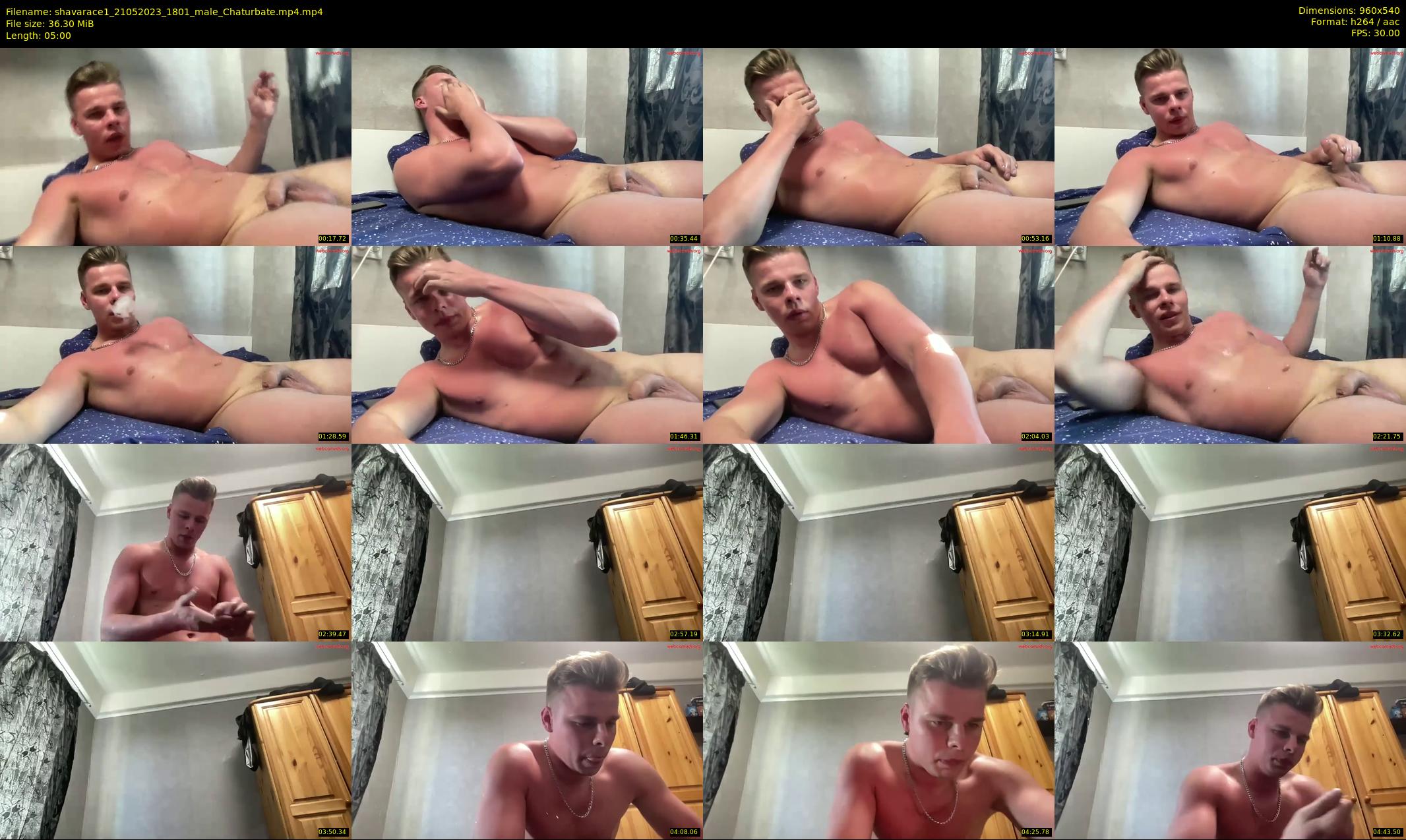 shavarace1 — 5 minute Chaturbate male cam show recording, 480p, May 21, 2023
