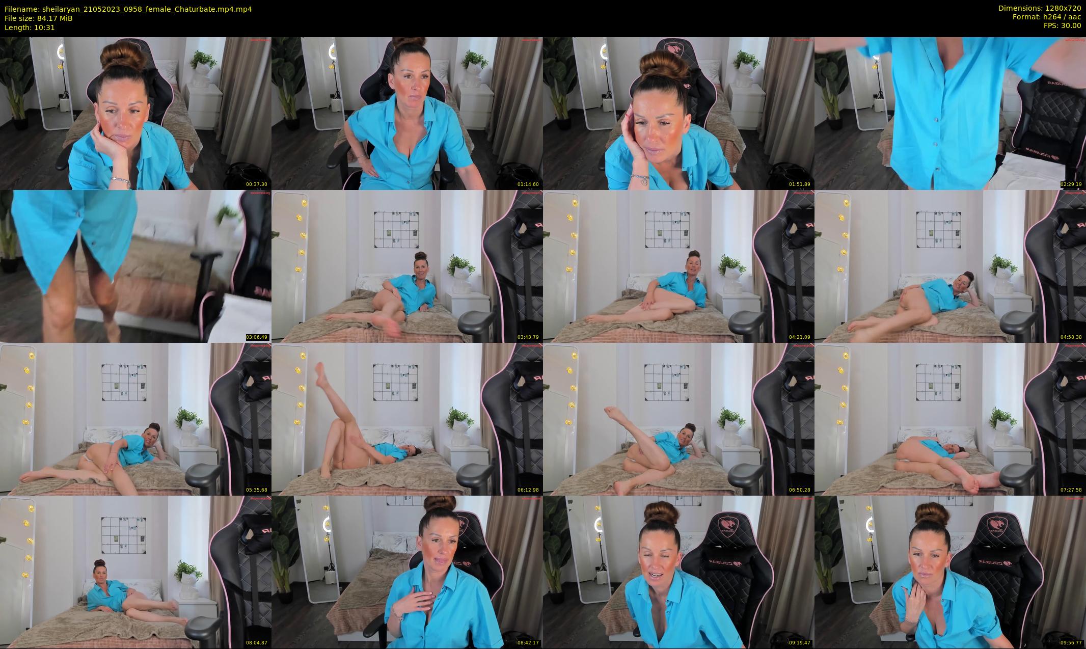 sheilaryan — 11 minute Chaturbate female cam show recording, 720p, May 21, 2023