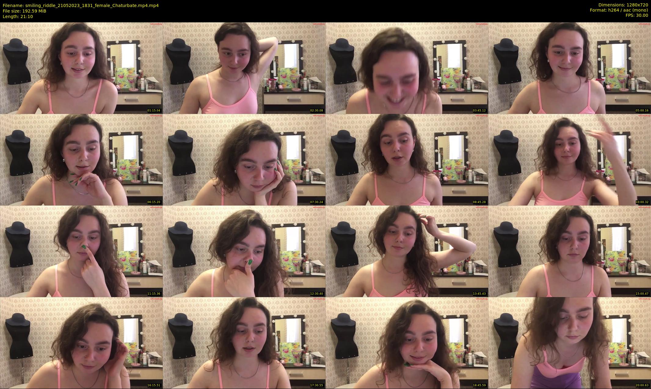 smiling_riddle — 22 minute Chaturbate female cam show recording, 720p, May 21, 2023
