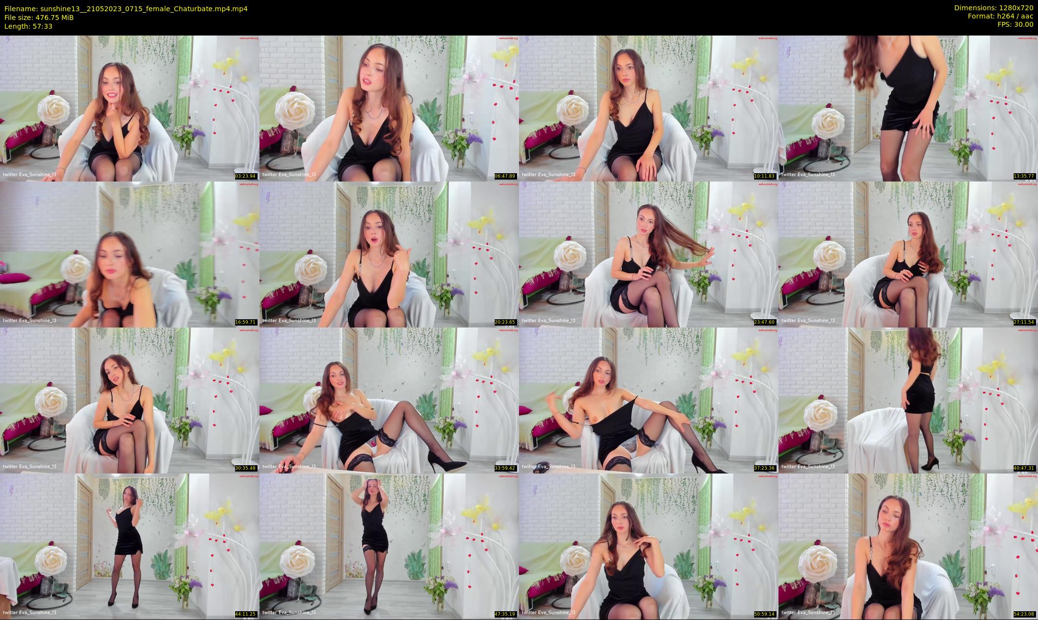 sunshine13_ — 58 minute Chaturbate female cam show recording, 720p, May 21, 2023