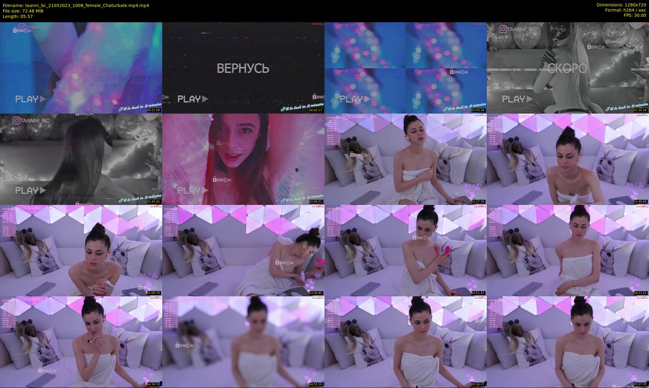 taanni_bc — 6 minute Chaturbate female cam show recording, 720p, May 21, 2023