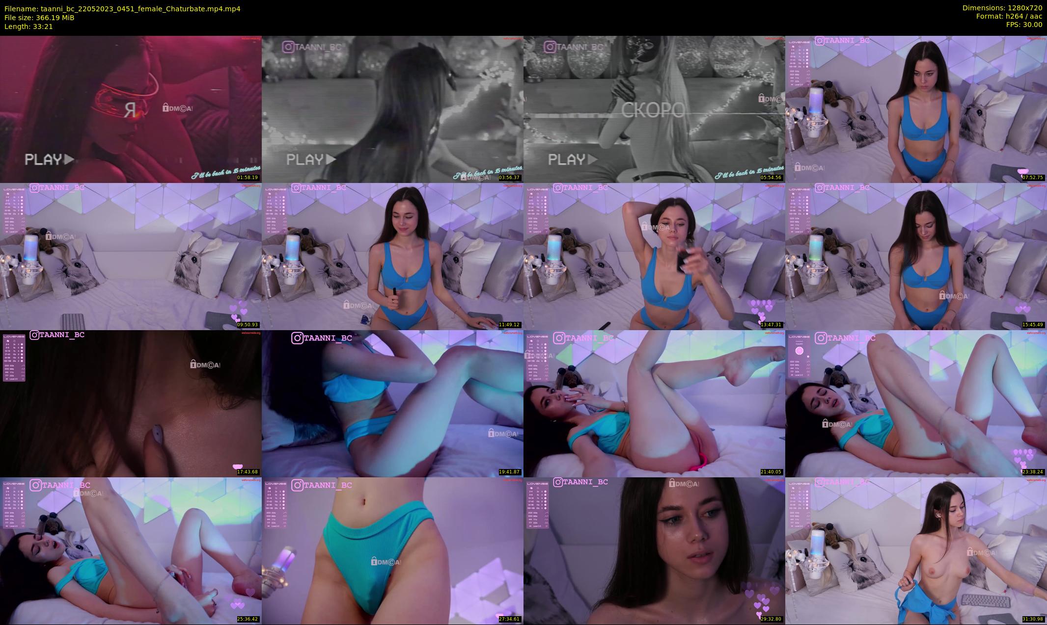 taanni_bc — 34 minute Chaturbate female cam show recording, 720p, May 22, 2023
