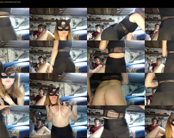 trioa — 56 minute Chaturbate couple cam show recording, 480p, May 21, 2023