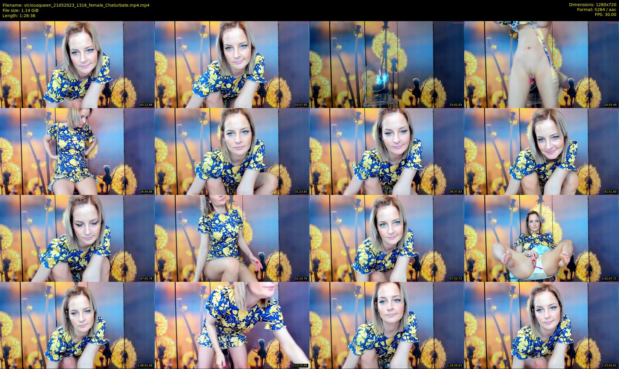 viciousqueen — 89 minute Chaturbate female cam show recording, 720p, May 21, 2023