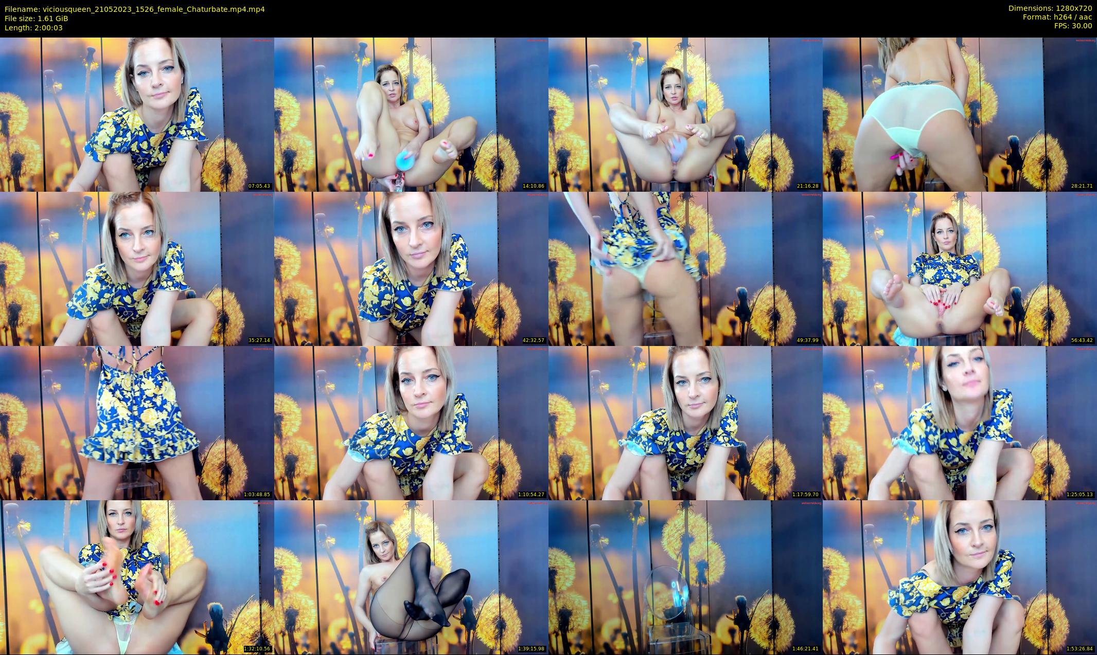 viciousqueen — 121 minute Chaturbate female cam show recording, 720p, May 21, 2023