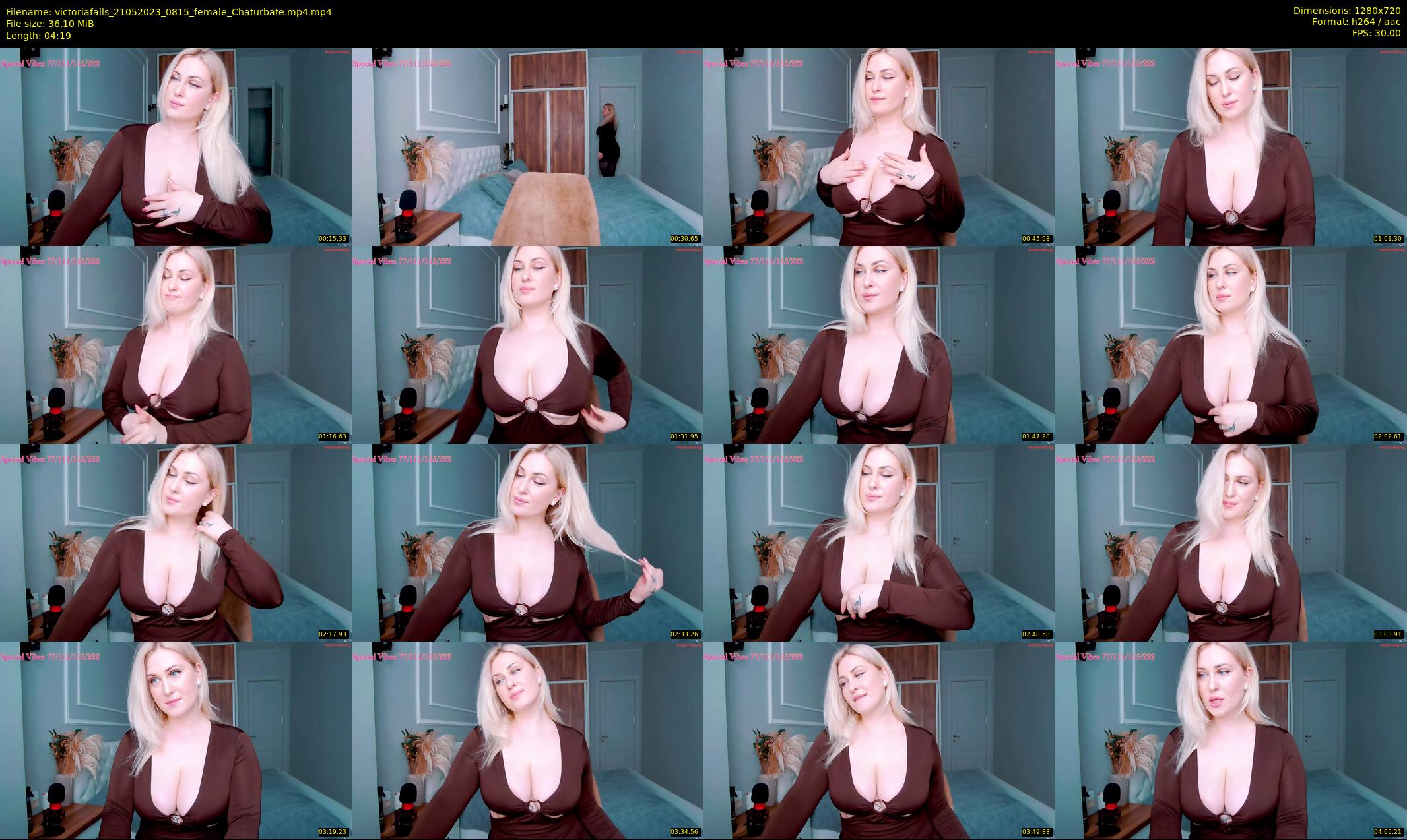 victoriafalls — 5 minute Chaturbate female cam show recording, 720p, May 21, 2023