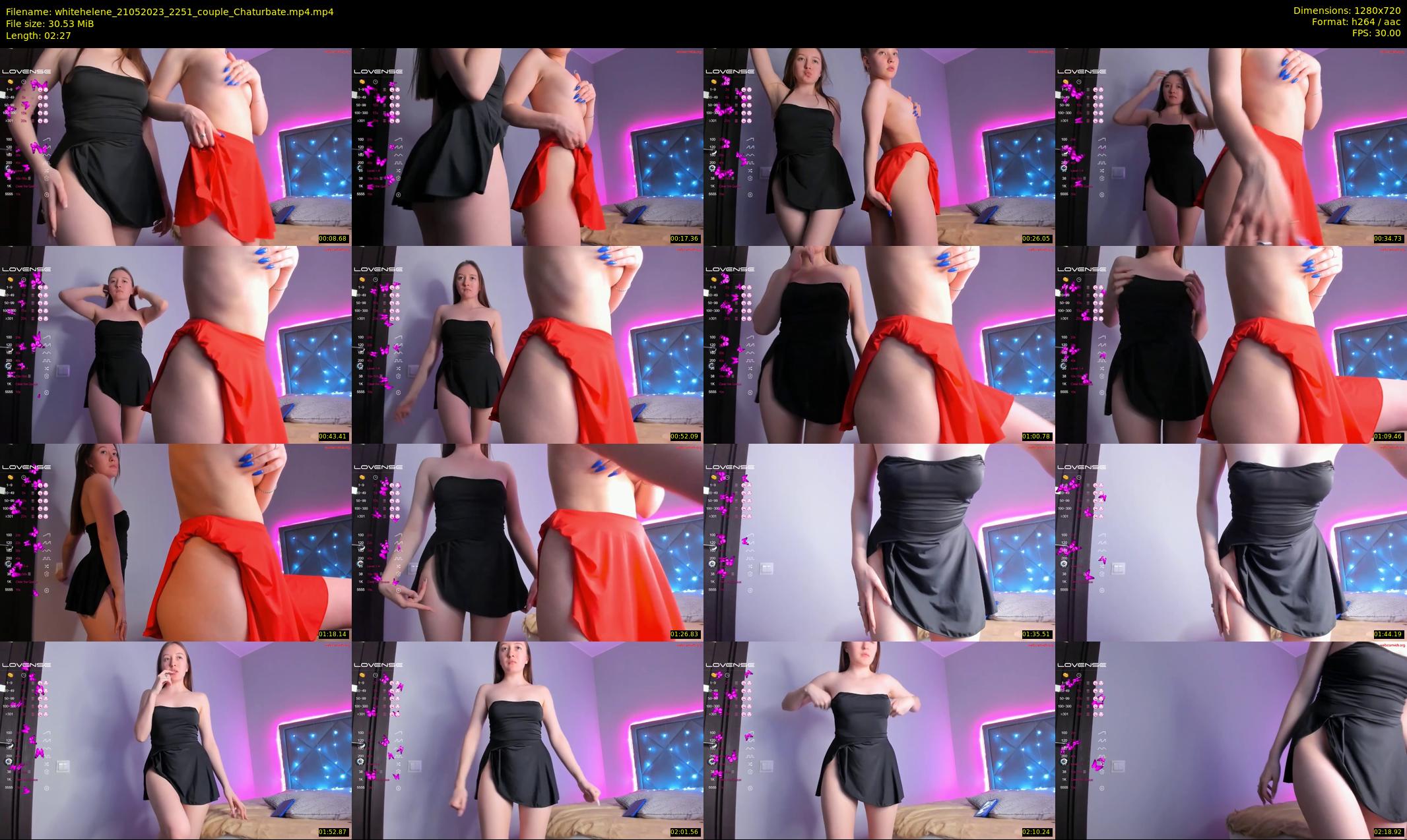 whitehelene — 3 minute Chaturbate female cam show recording, 720p, May 21, 2023