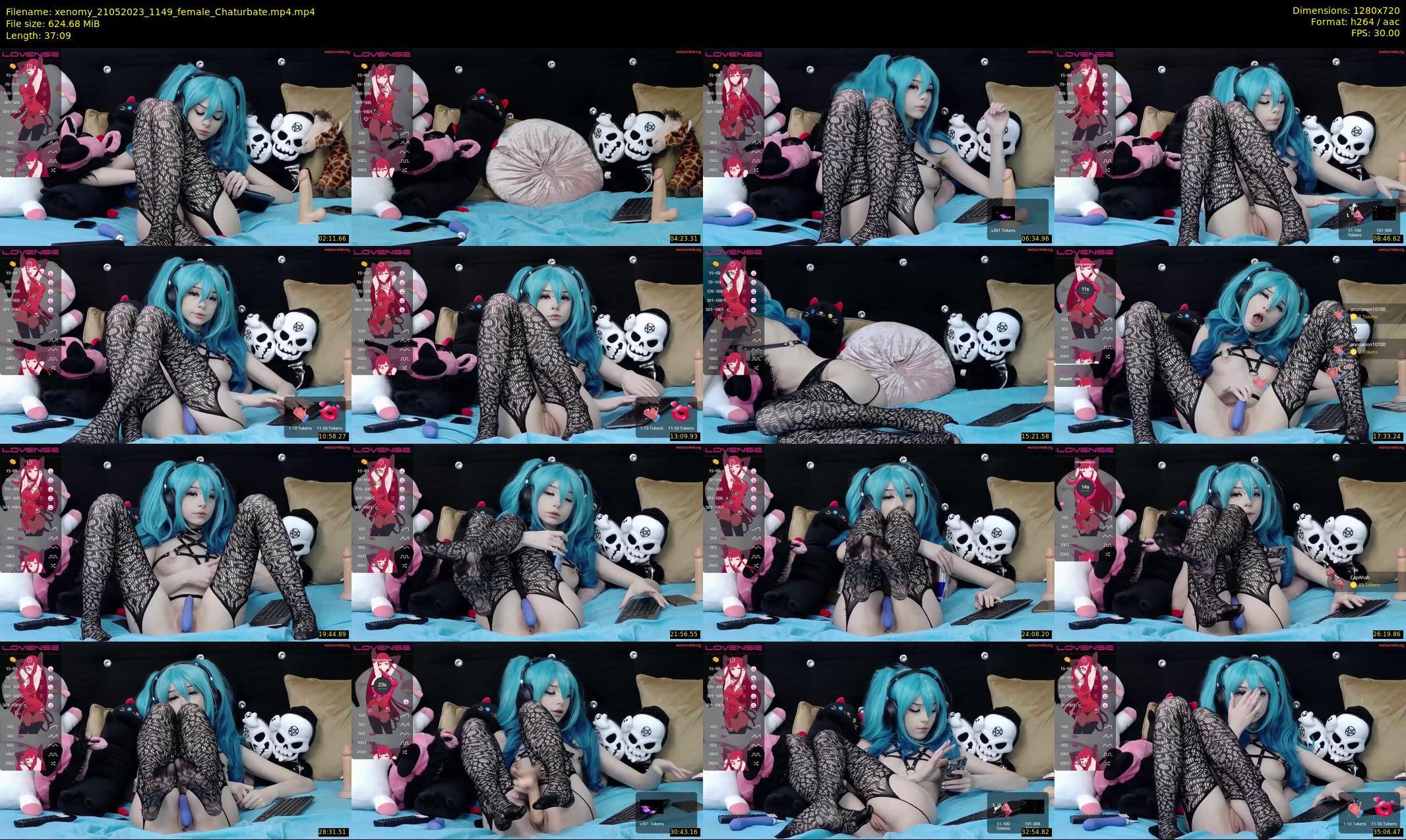 xenomy — 38 minute Chaturbate female cam show recording, 720p, May 21, 2023