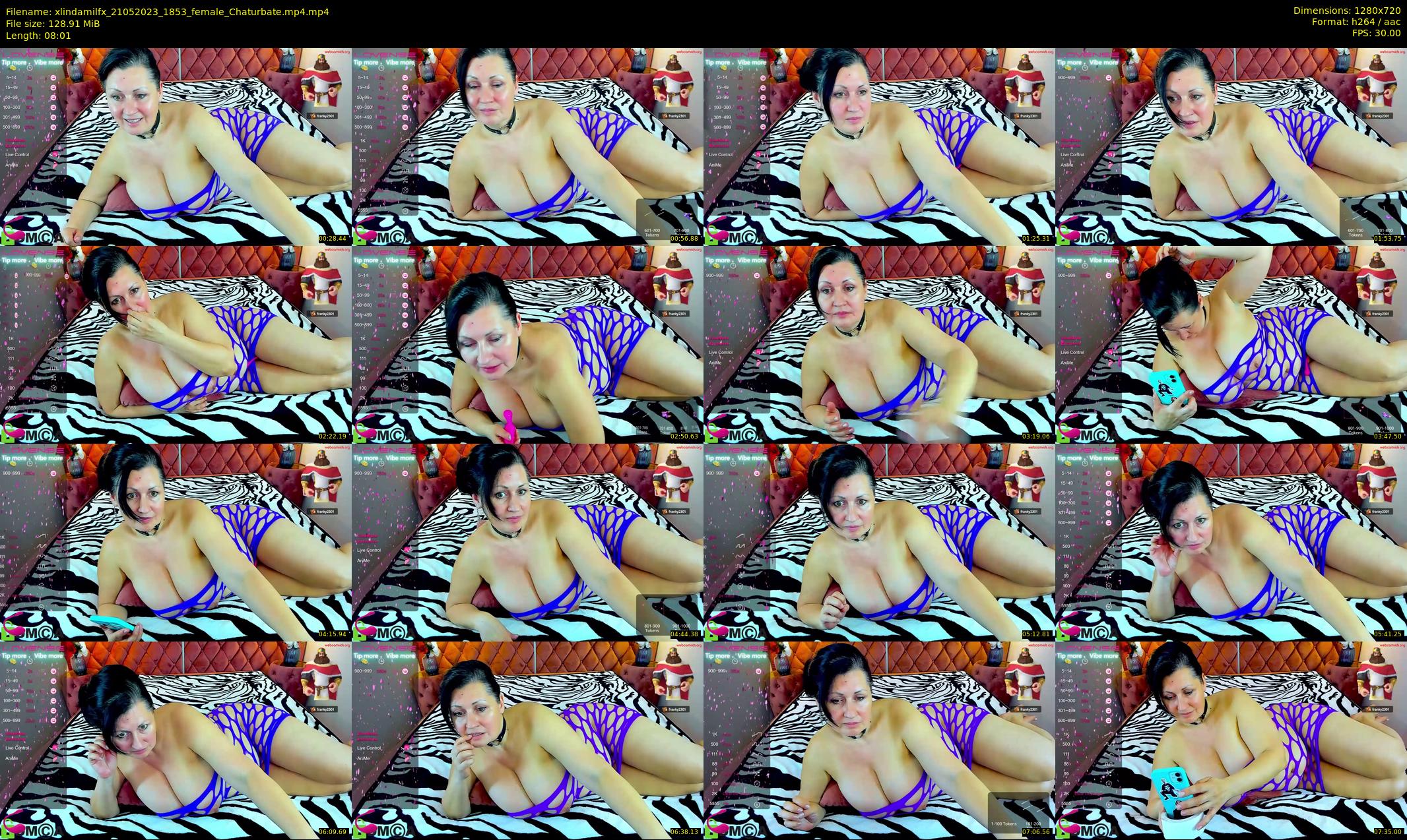 xlindamilfx — 9 minute Chaturbate female cam show recording, 720p, May 21, 2023