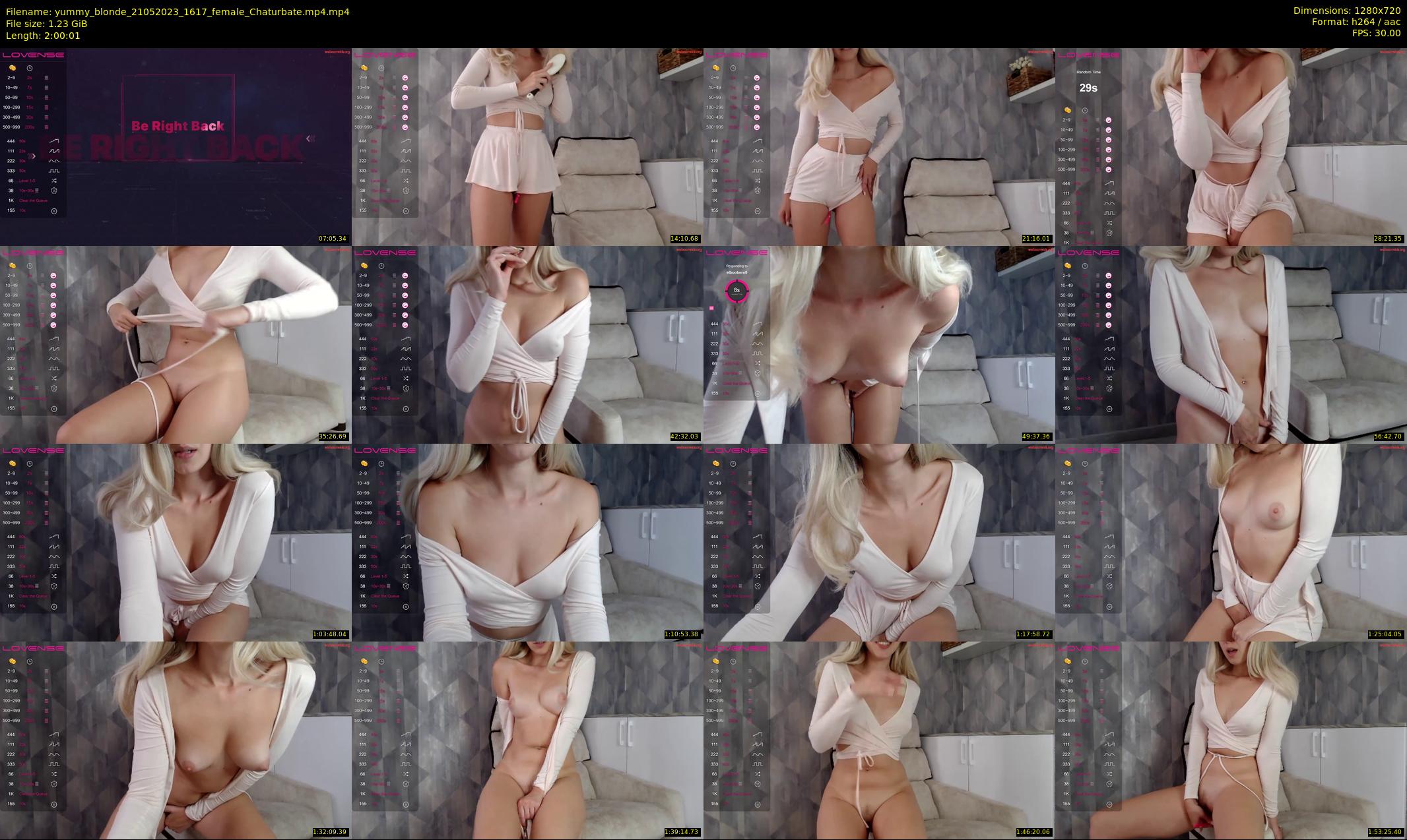 yummy_blonde — 121 minute Chaturbate female cam show recording, 720p, May 21, 2023