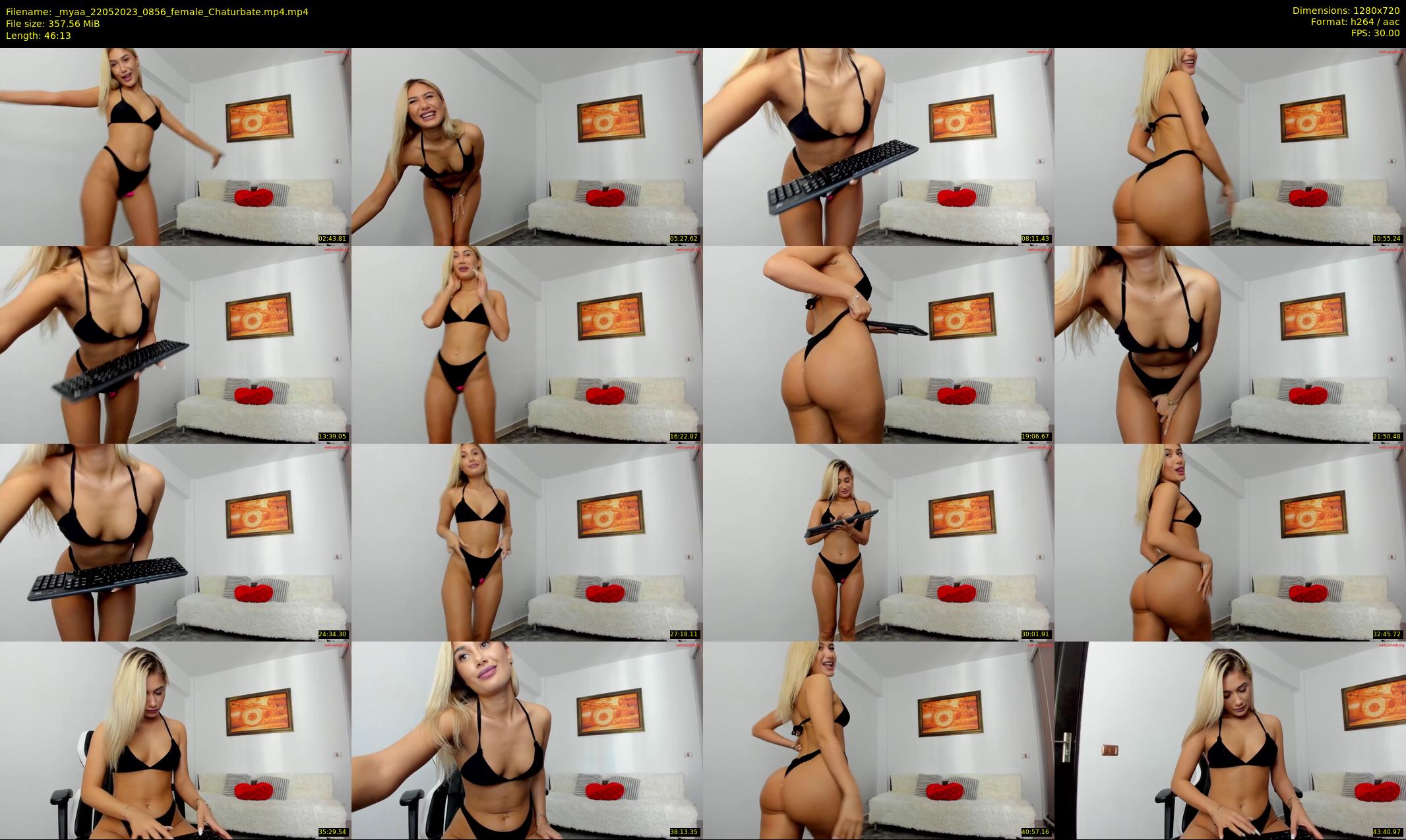 _myaa — 47 minute Chaturbate female cam show recording, 720p, May 22, 2023
