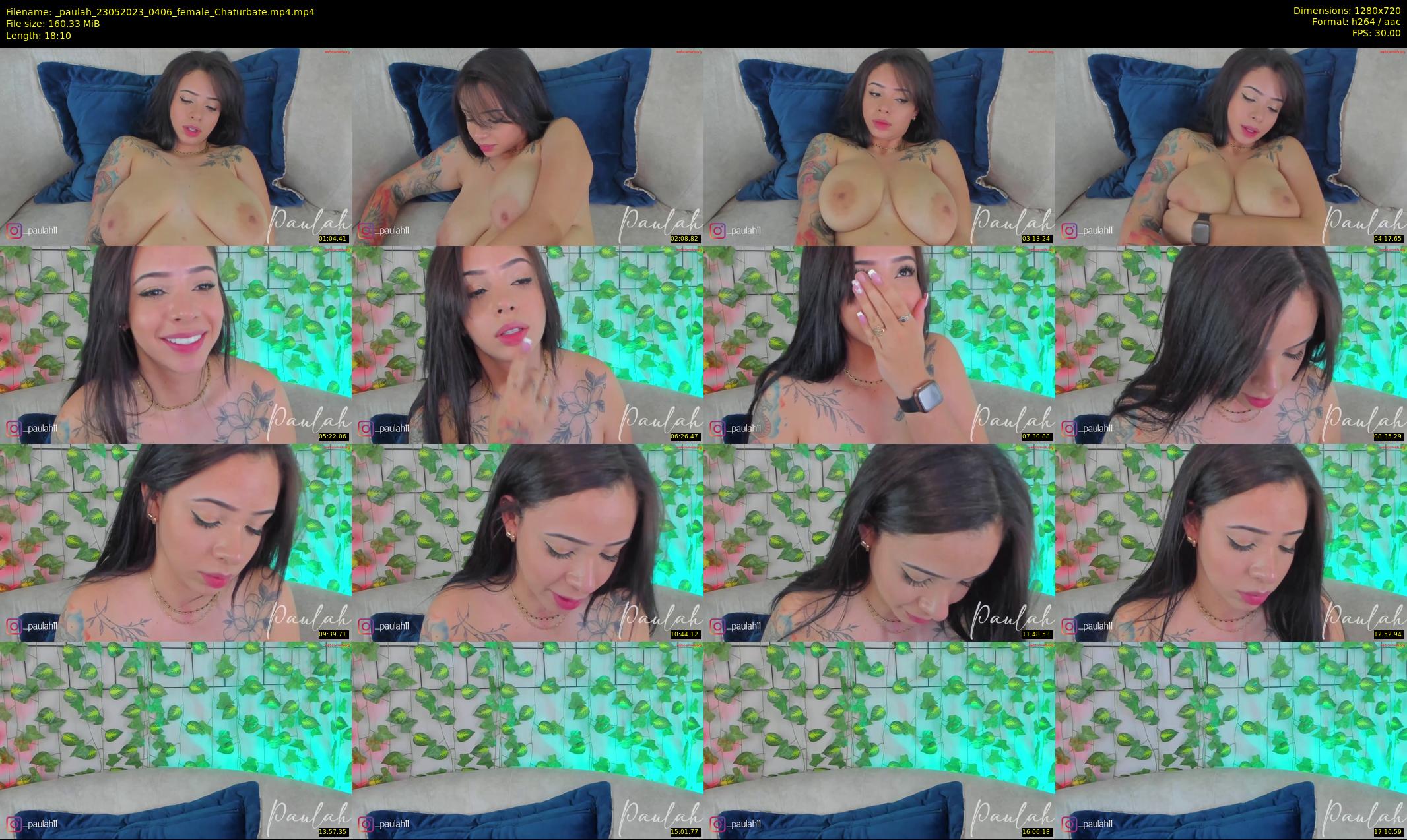 _paulah — 19 minute Chaturbate female cam show recording, 720p, May 23, 2023