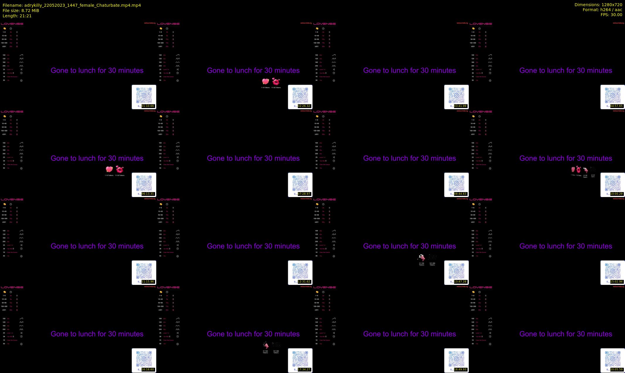 adrykilly — 22 minute Chaturbate female cam show recording, 720p, May 22, 2023