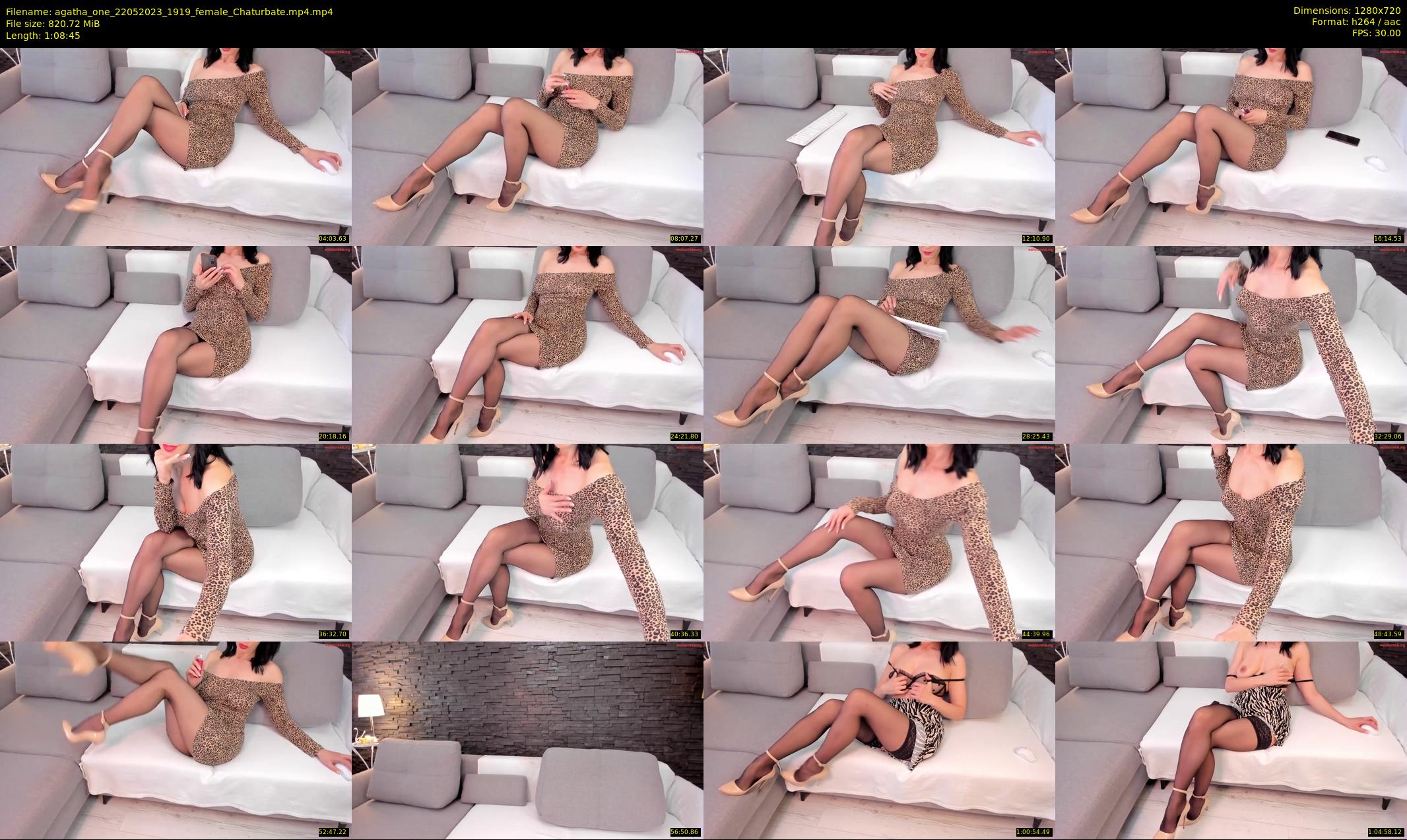 agatha_one — 69 minute Chaturbate female cam show recording, 720p, May 22, 2023