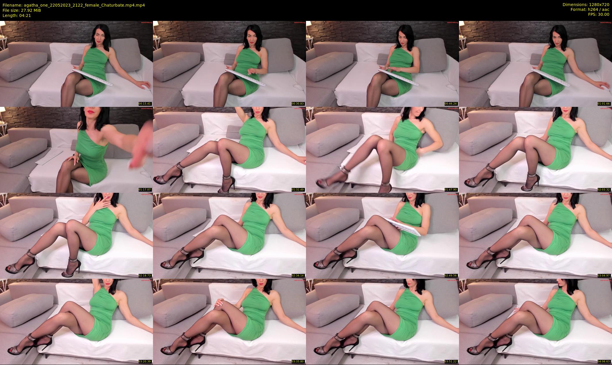 agatha_one — 5 minute Chaturbate female cam show recording, 720p, May 22, 2023