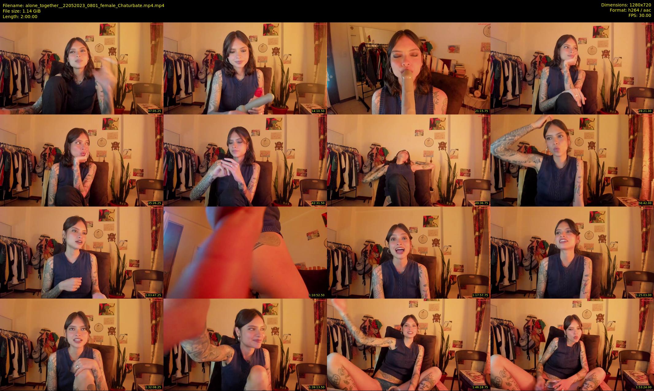 alone_together_ — 120 minute Chaturbate female cam show recording, 720p, May 22, 2023