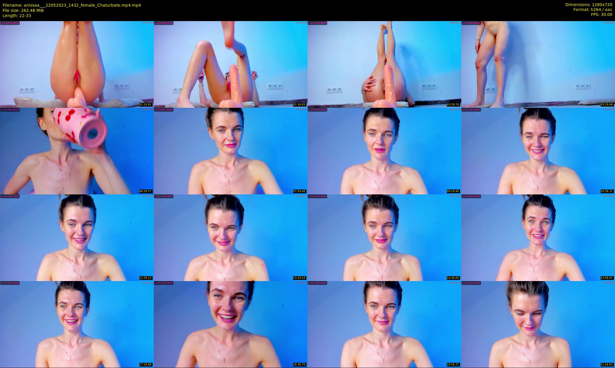 anissaa__ — 23 minute Chaturbate female cam show recording, 720p, May 22, 2023