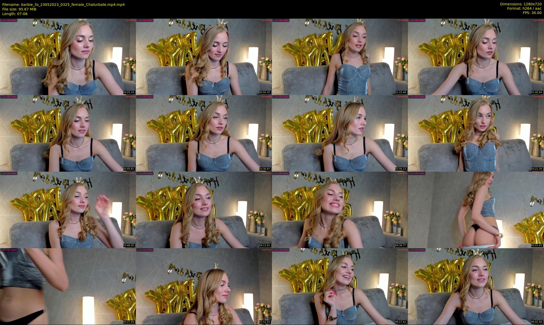 barbie_lis — 8 minute Chaturbate female cam show recording, 720p, May 23, 2023